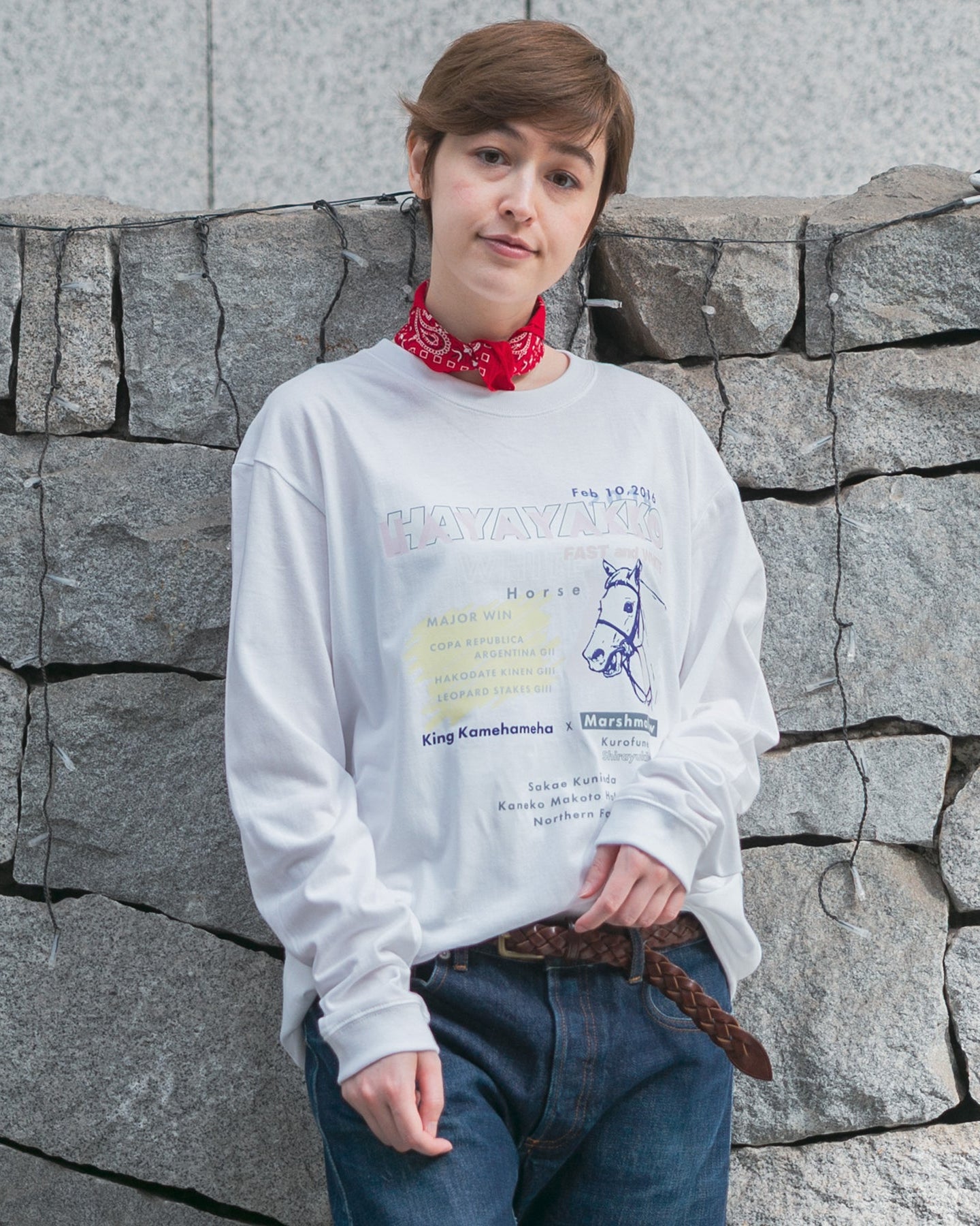 【HORSE GOODS net】ハヤヤッコ・ロングTシャツ