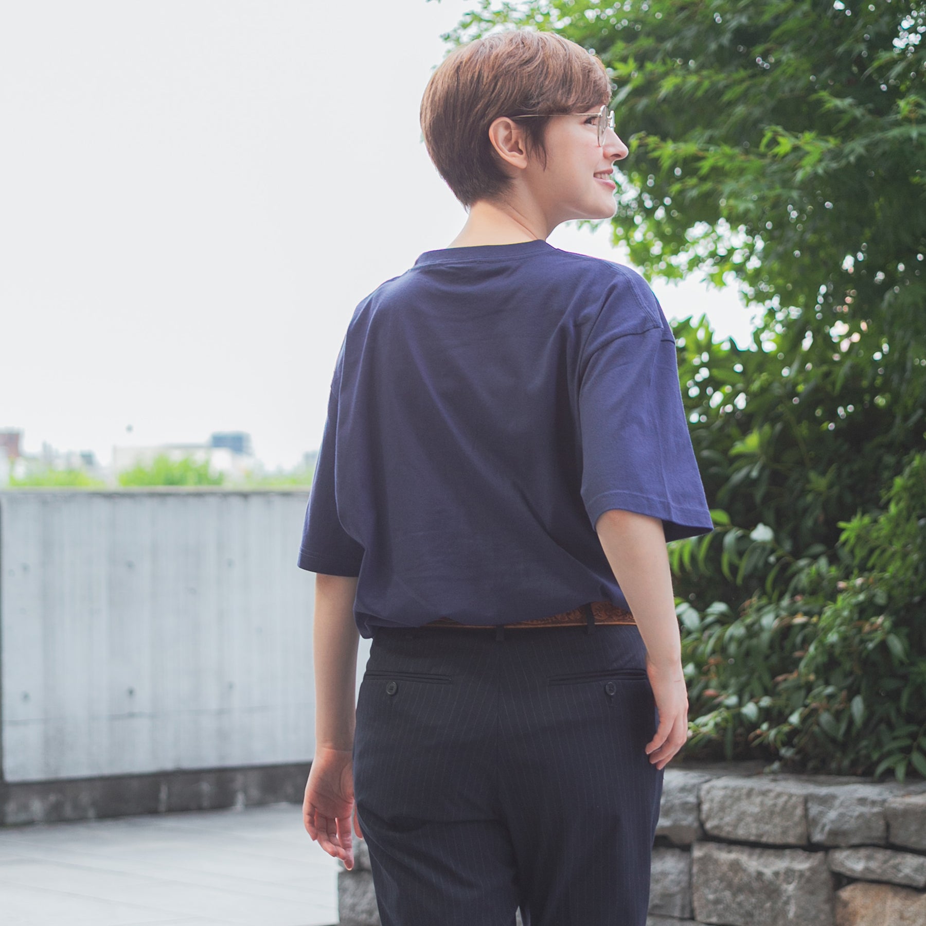 【HORSE GOODS net】ハヤヤッコ・Tシャツ1(ネイビー)