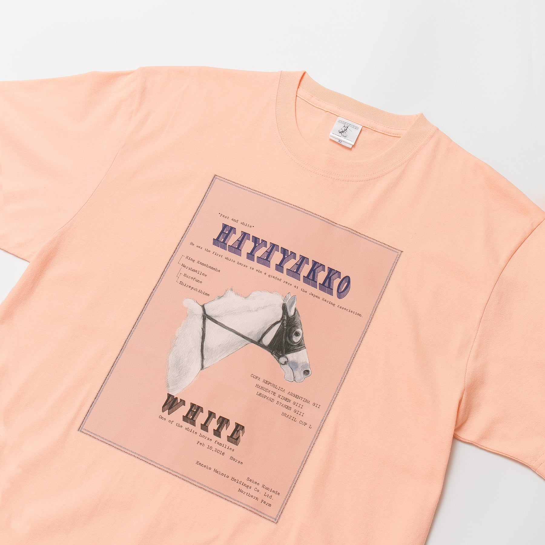 【HORSE GOODS net】ハヤヤッコ・Tシャツ1(ピンク)