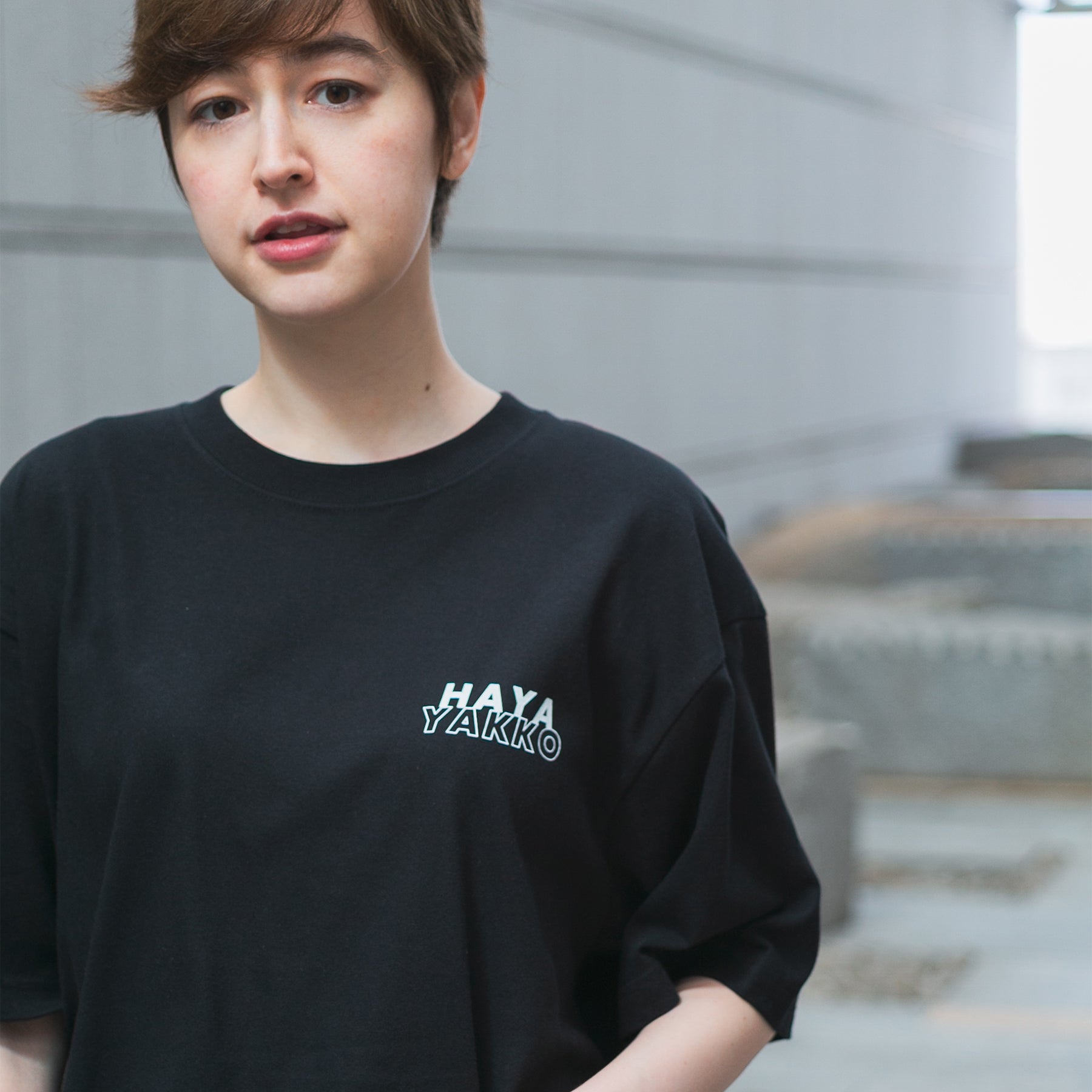 【HORSE GOODS net】ハヤヤッコ・Tシャツ2(黒)