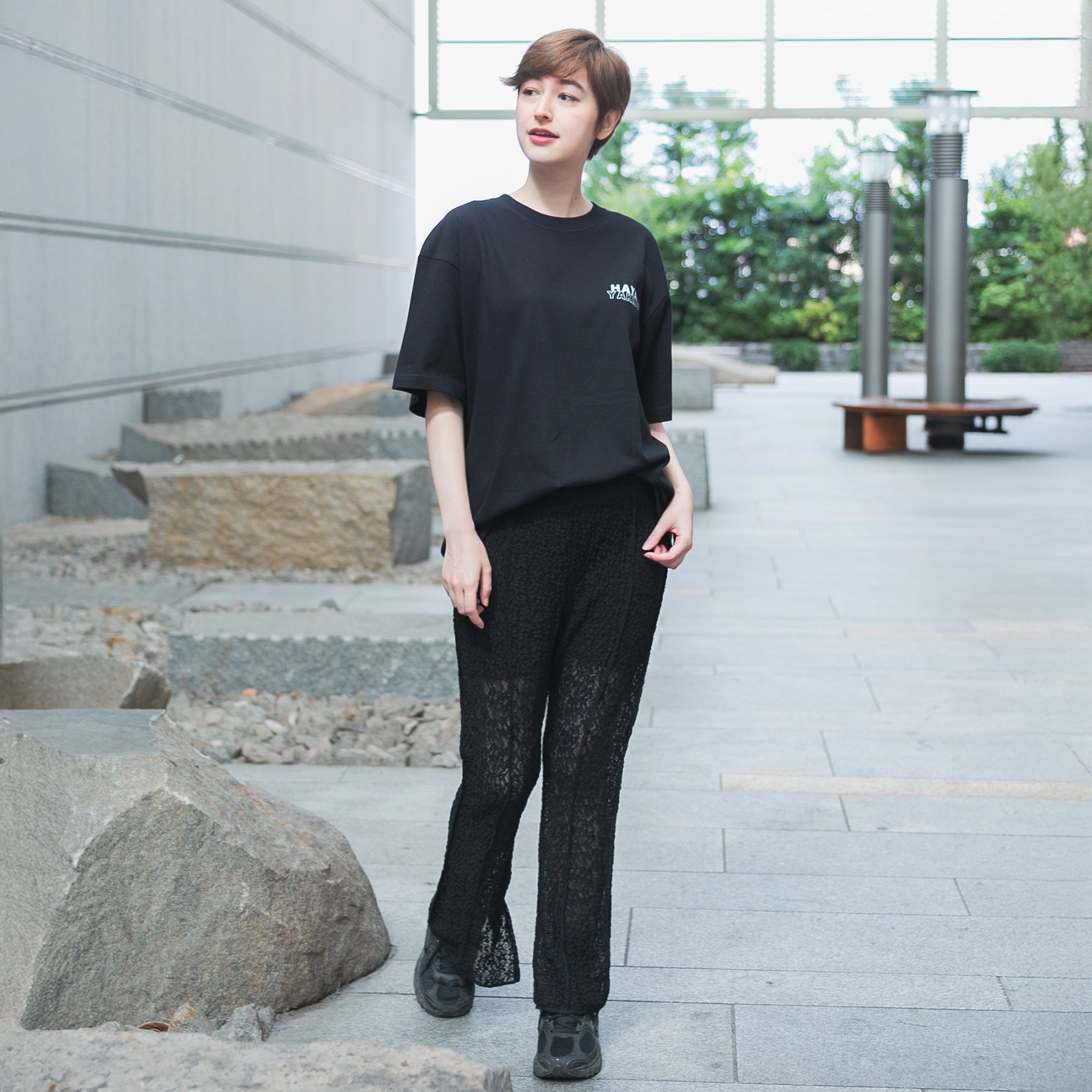 【HORSE GOODS net】ハヤヤッコ・Tシャツ2(黒)