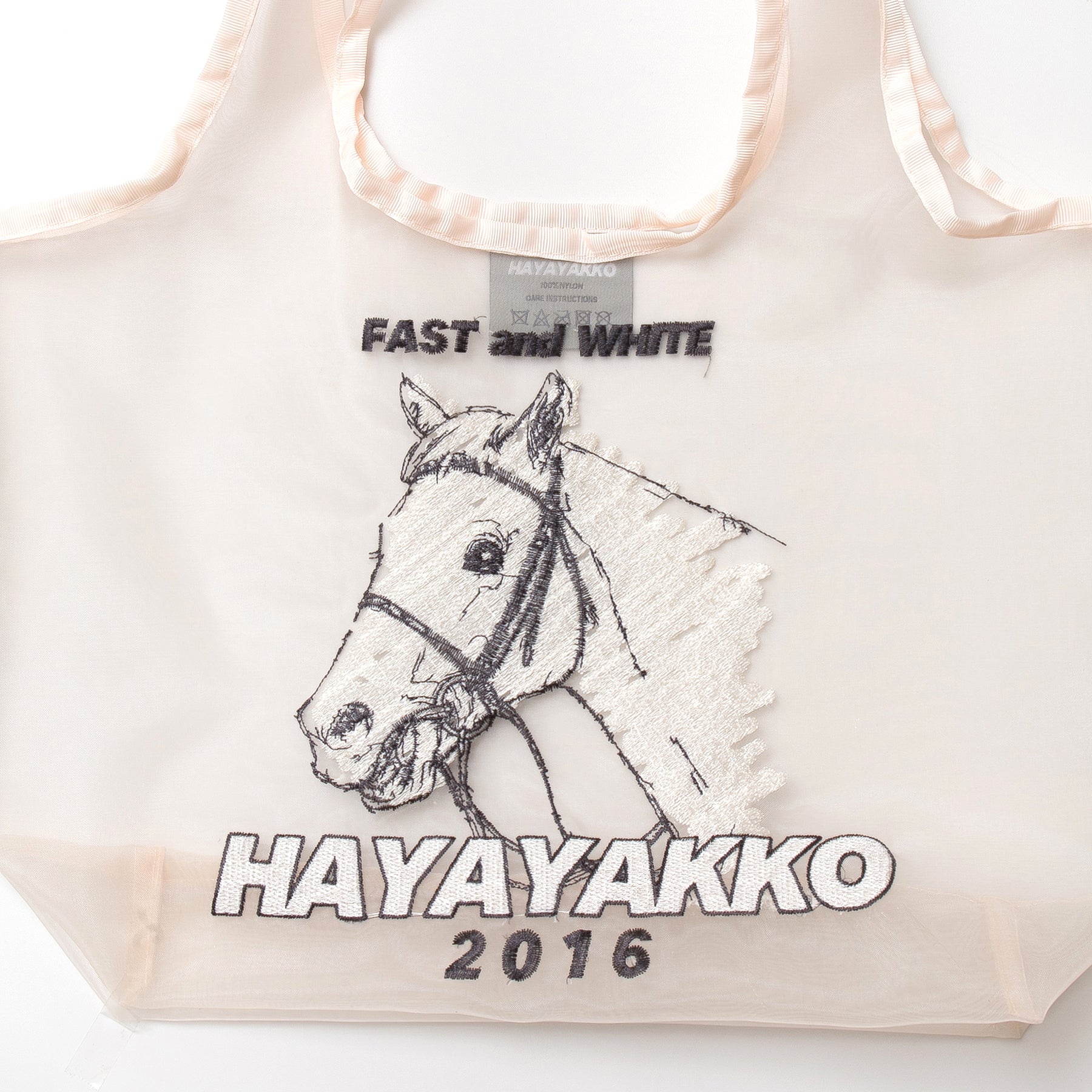 【HORSE GOODS net】ハヤヤッコ・刺繍トートバッグ