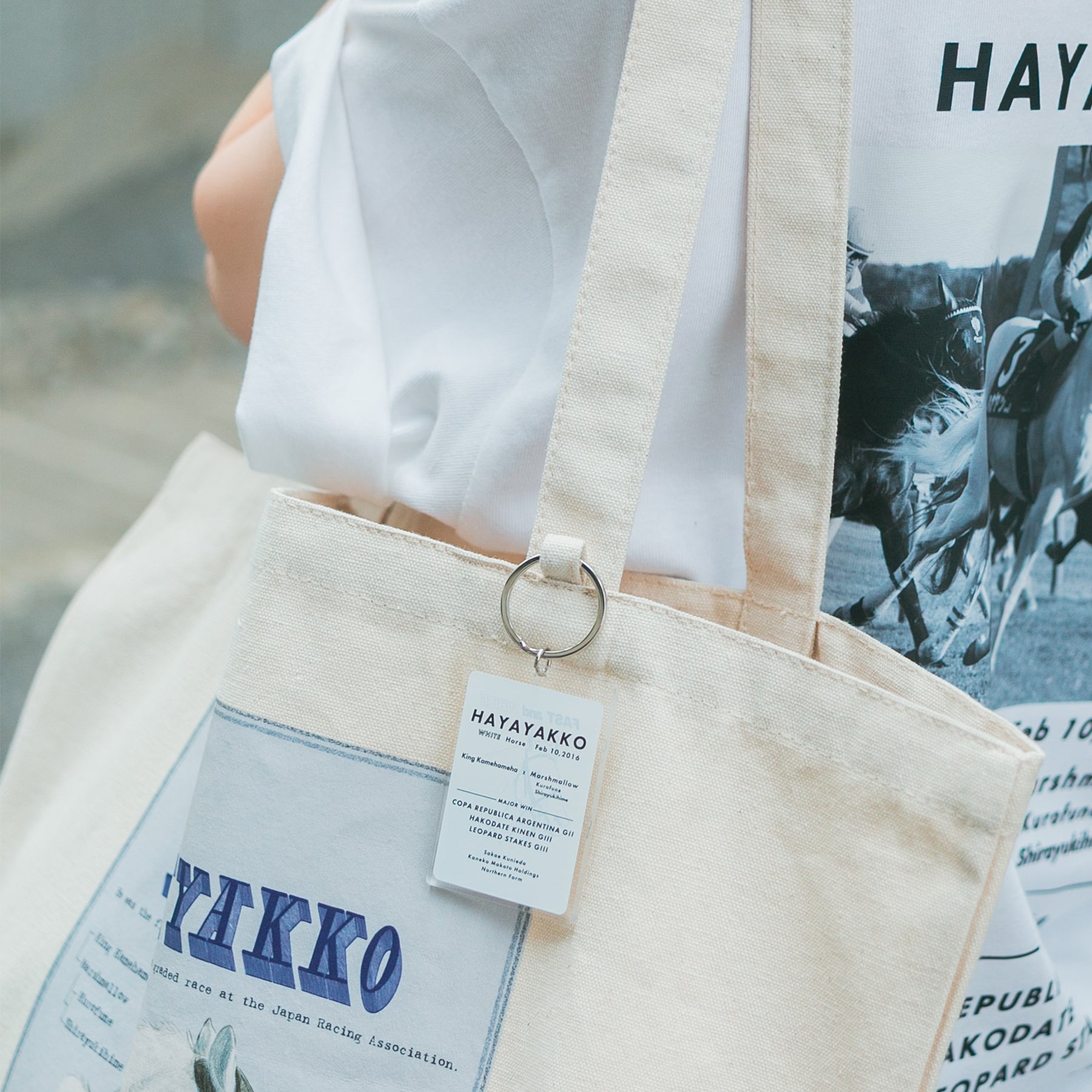 【HORSE GOODS net】ハヤヤッコ・アクリルキーホルダーB