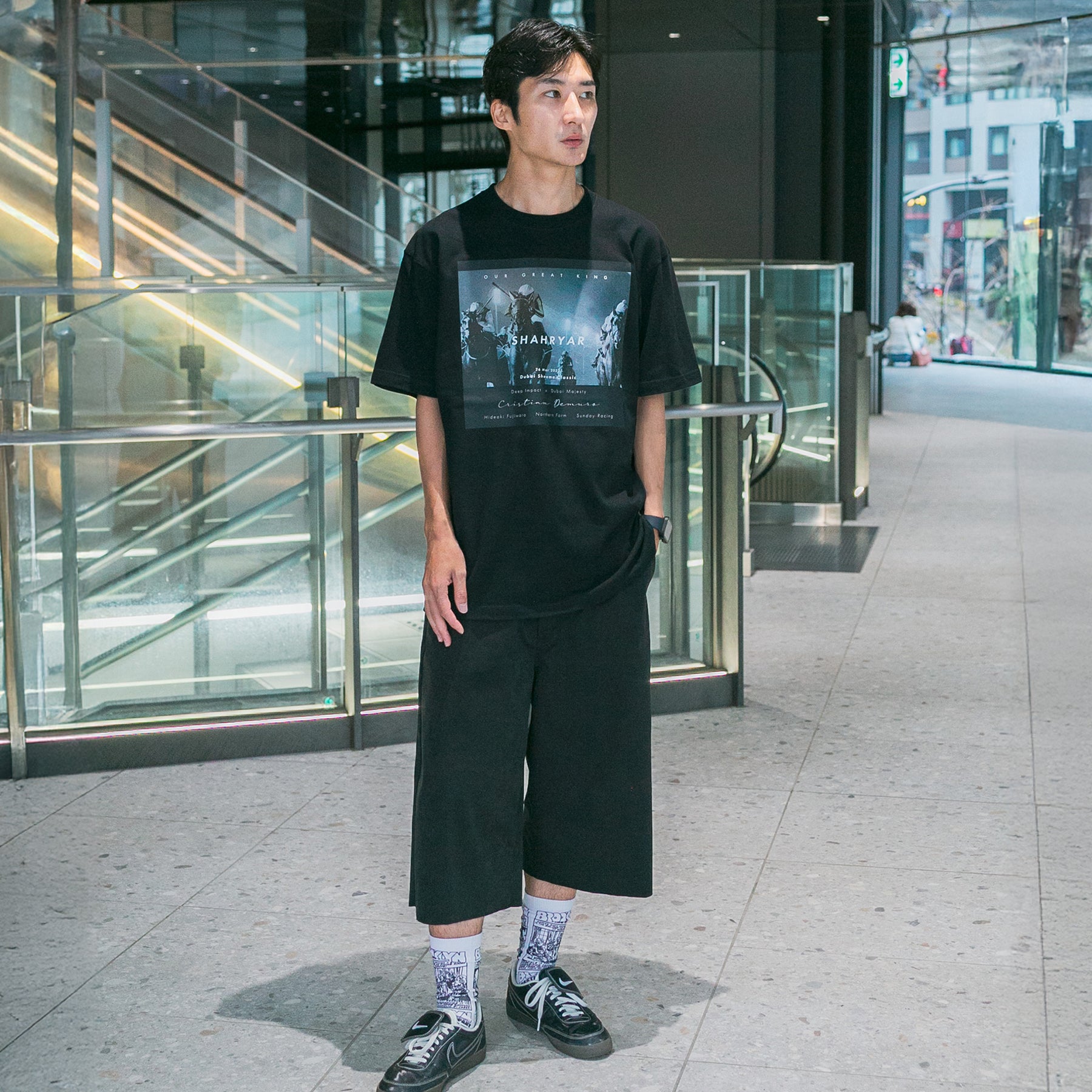 【HORSE GOODS net】シャフリヤール・TシャツA(黒)