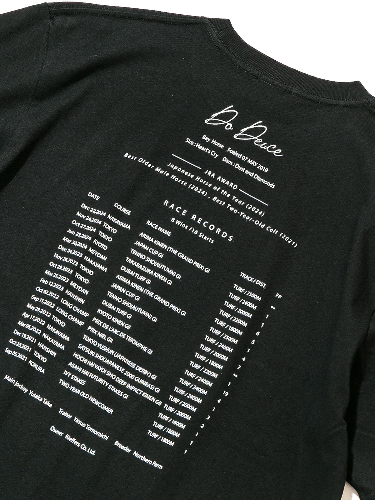 【HORSE GOODS net】ドウデュース・Tシャツ(黒)