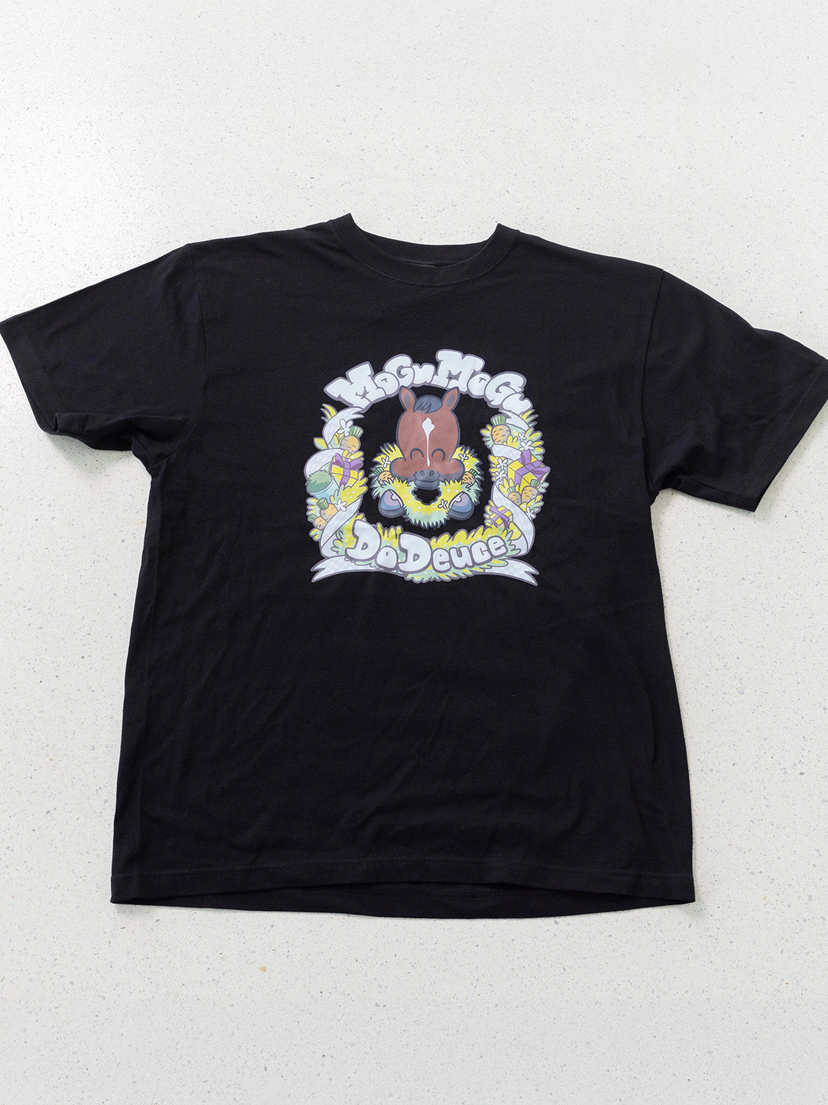 ドウデュース・もぐもぐTシャツ(黒)