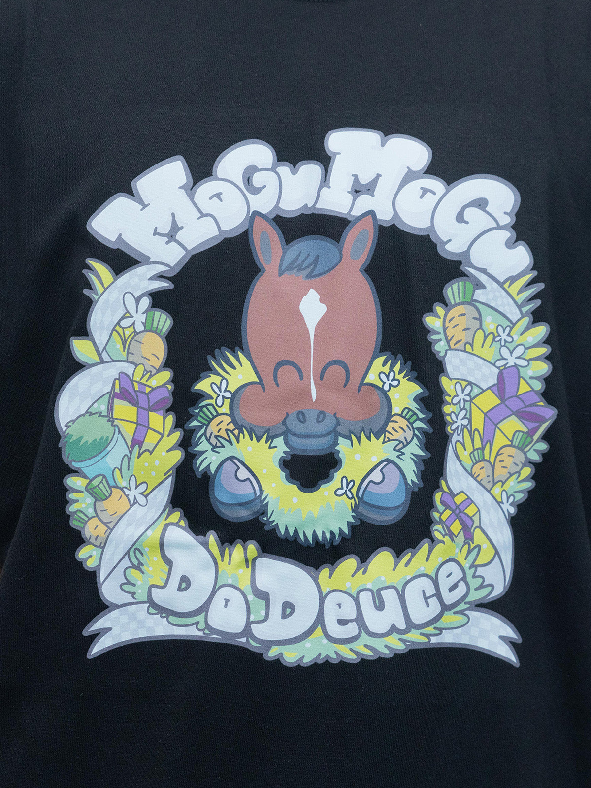 ドウデュース・もぐもぐTシャツ(黒)