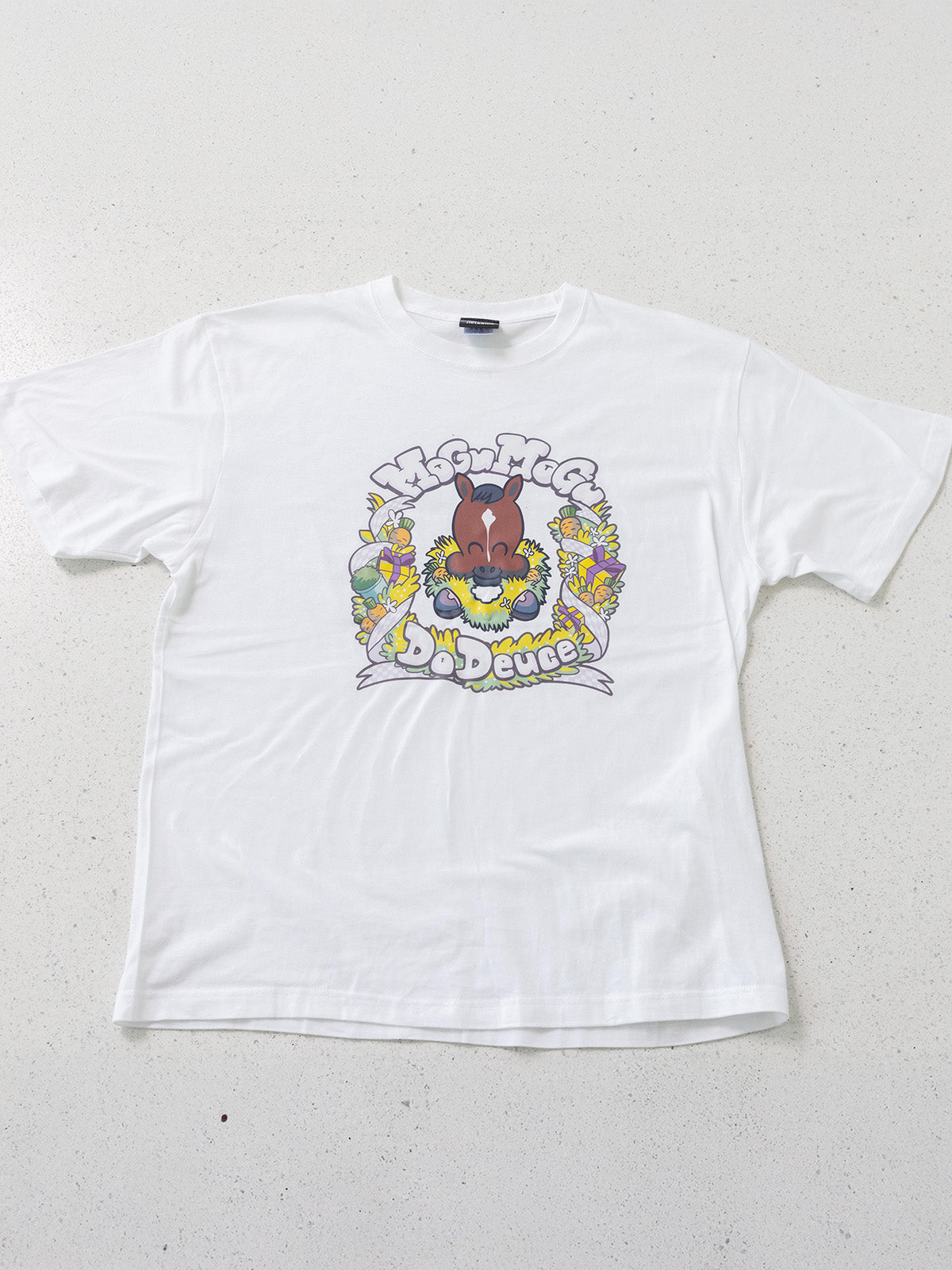 ドウデュース・もぐもぐTシャツ(白)