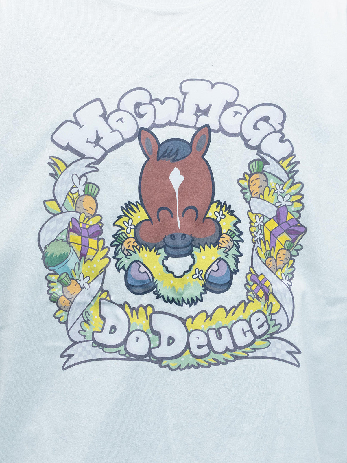 ドウデュース・もぐもぐTシャツ(白)