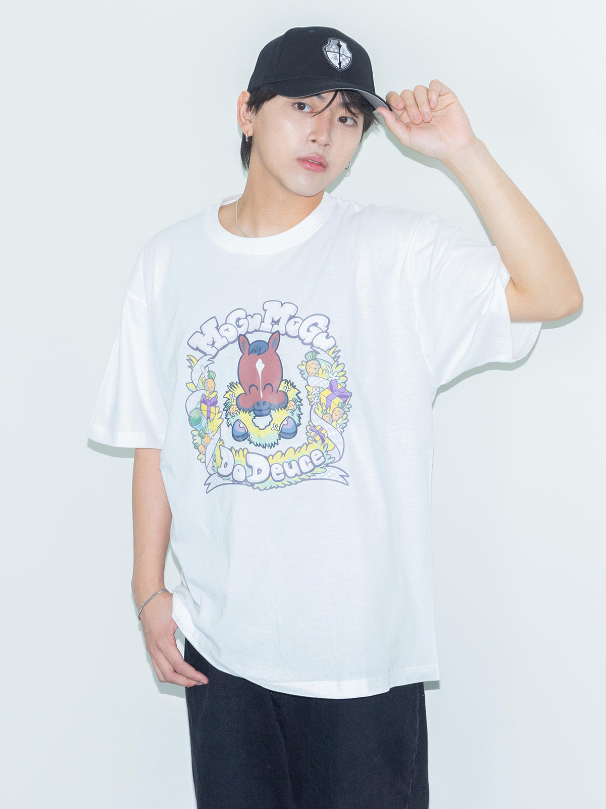 ドウデュース・もぐもぐTシャツ(白)