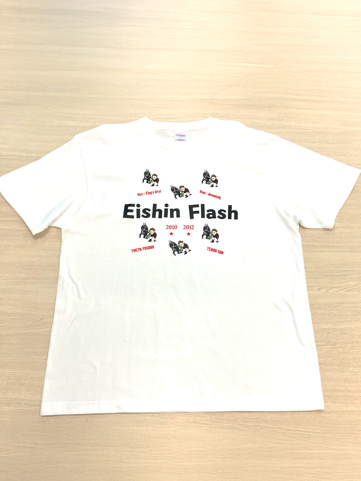 エイシンフラッシュ・TシャツA(白)