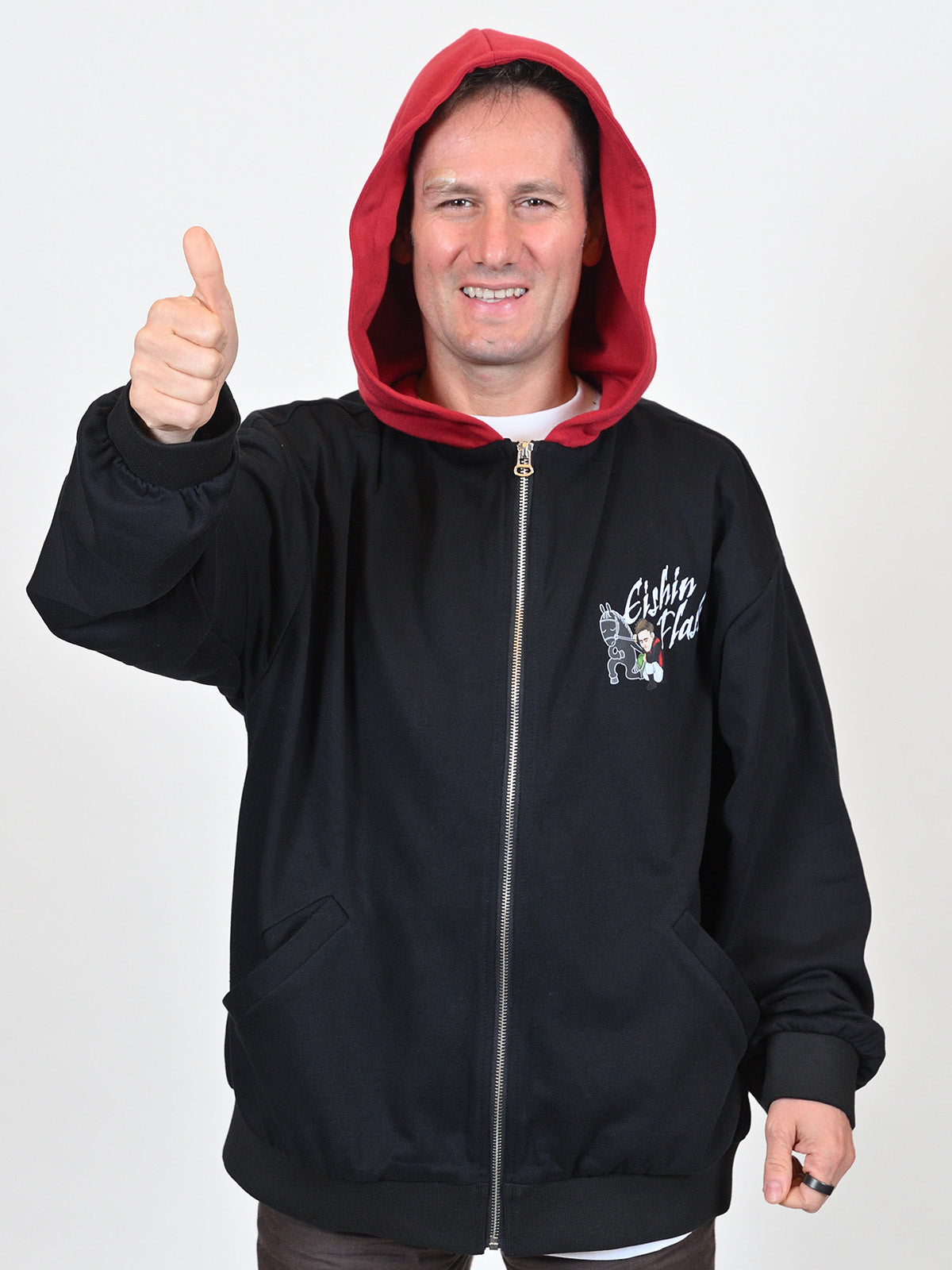 エイシンフラッシュ・ジップアップパーカー