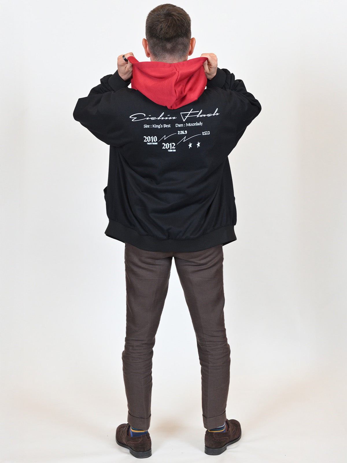 エイシンフラッシュ・ジップアップパーカー