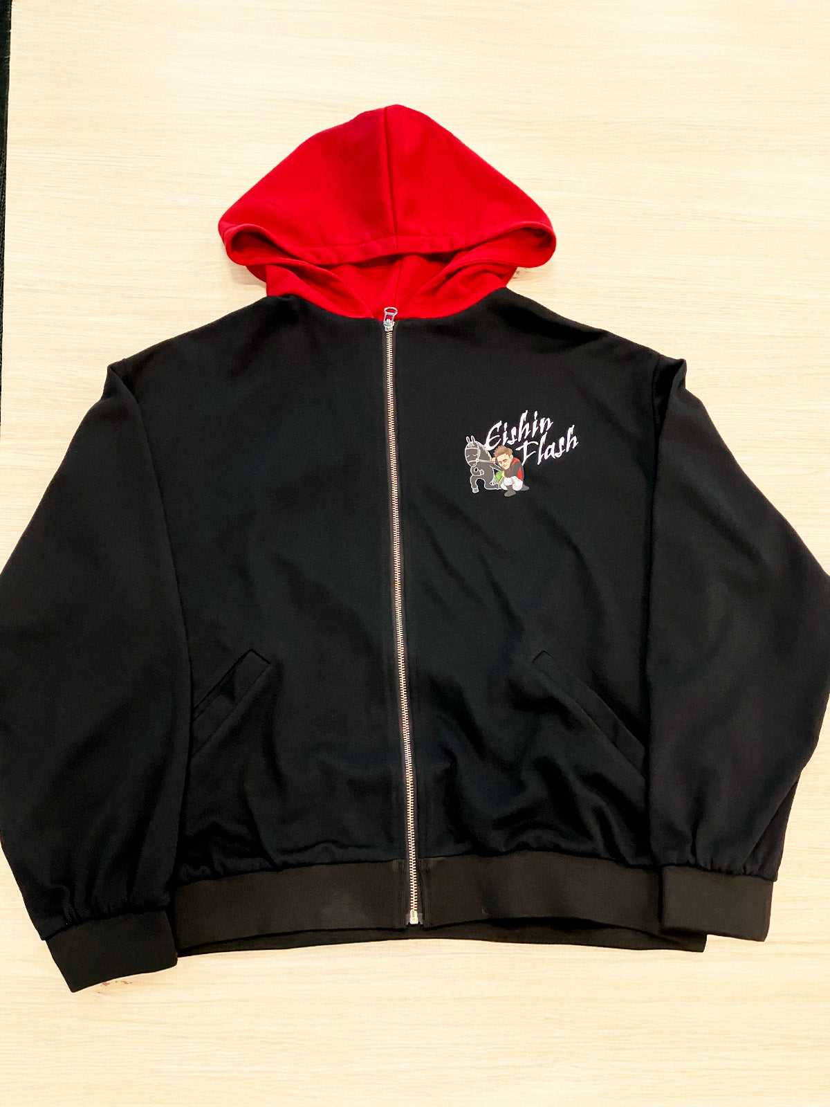 エイシンフラッシュ・ジップアップパーカー