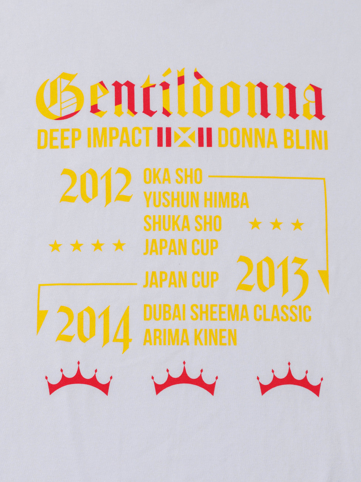 ジェンティルドンナ・Tシャツ(白)
