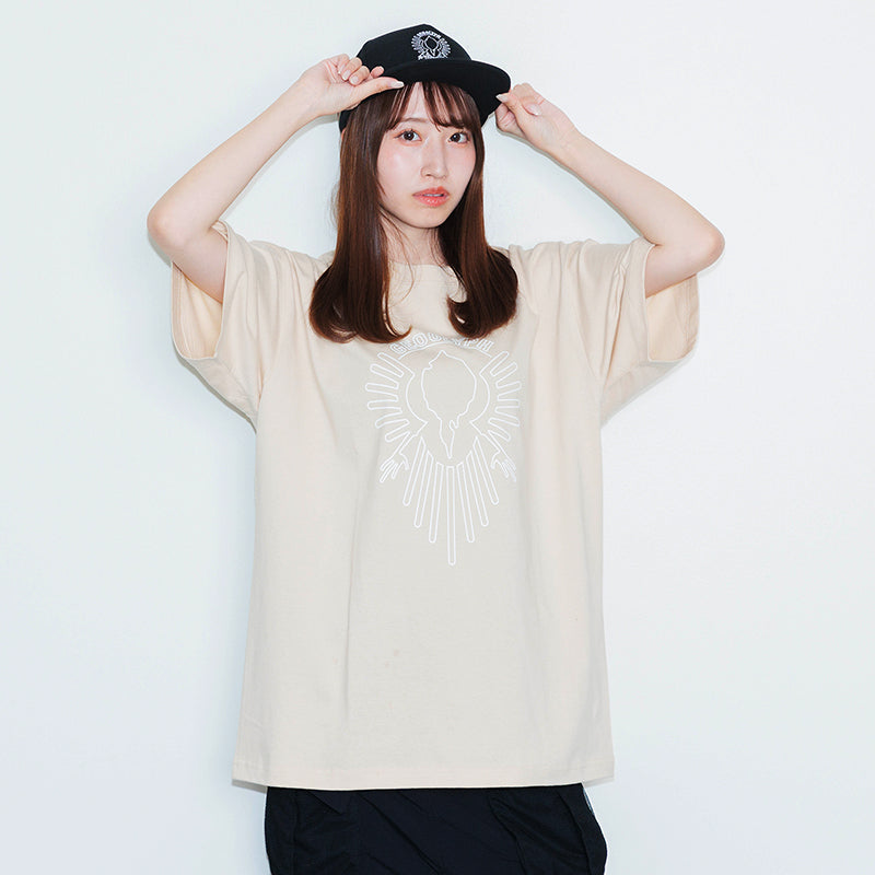 ジオグリフ・Tシャツ(ベージュ)
