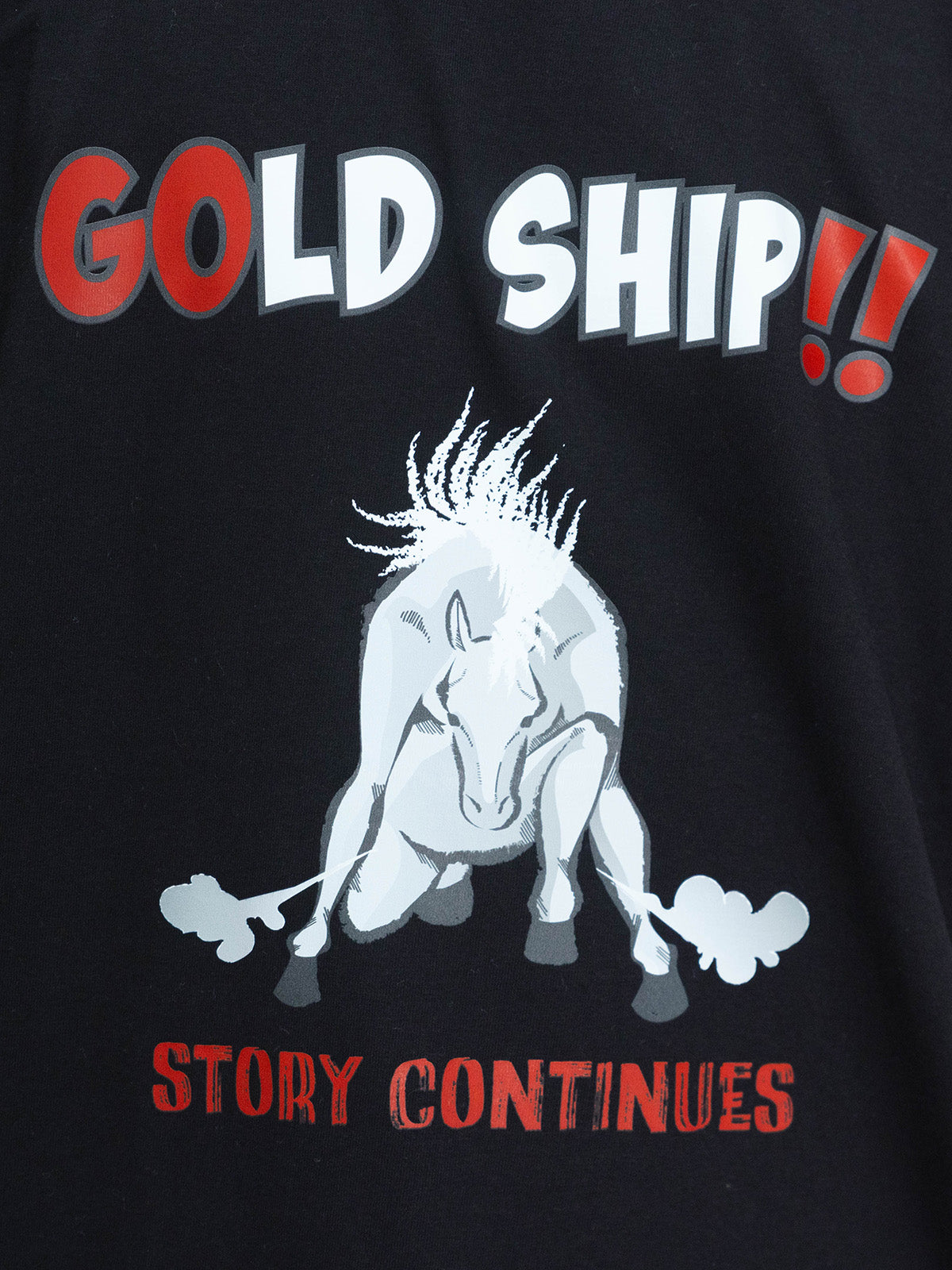 ゴールドシップ・TシャツB(黒)