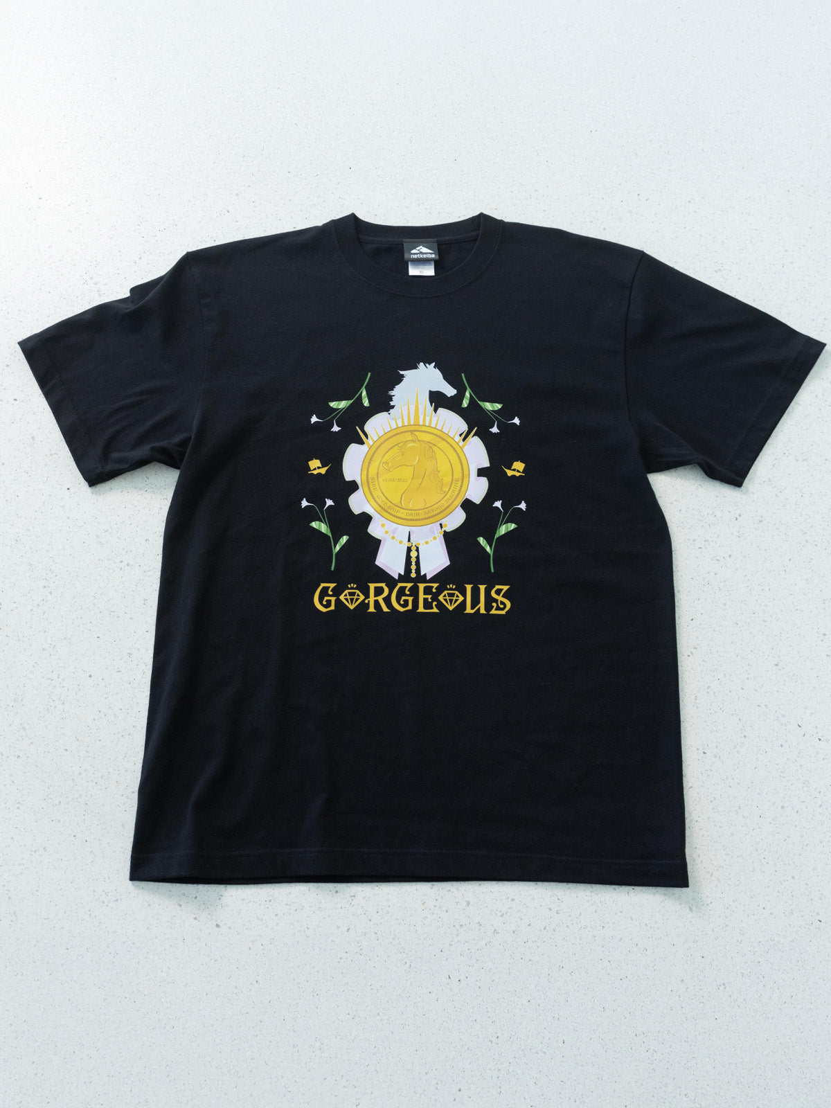 ゴージャス・Tシャツ(黒)