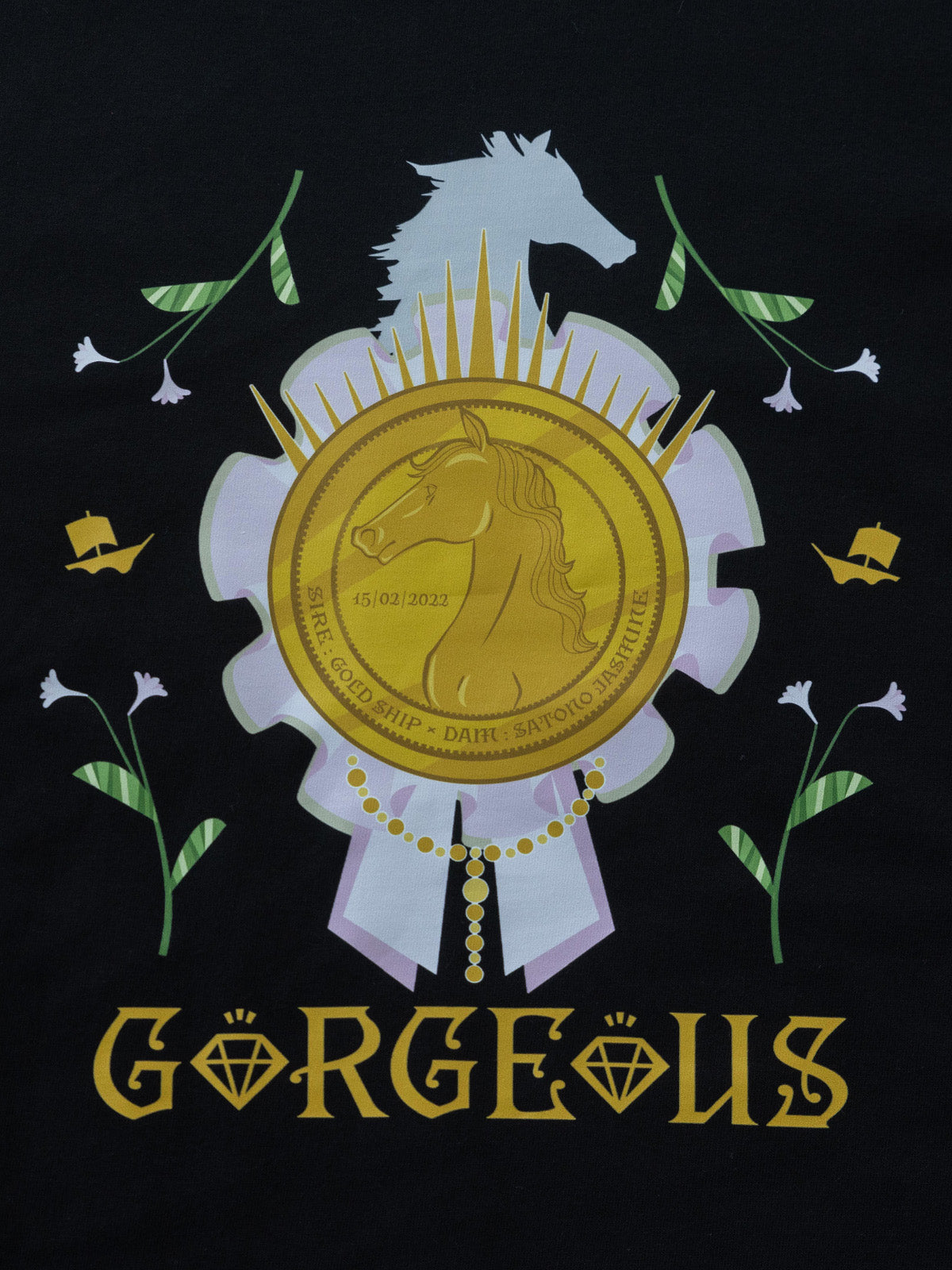 ゴージャス・Tシャツ(黒)