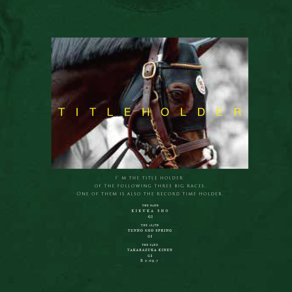 【netkeiba限定】タイトルホルダー・Tシャツ(緑)