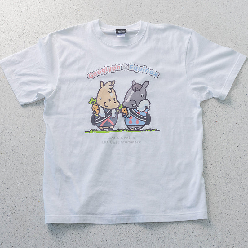 イクイノックス&ジオグリフ・Tシャツ(白)