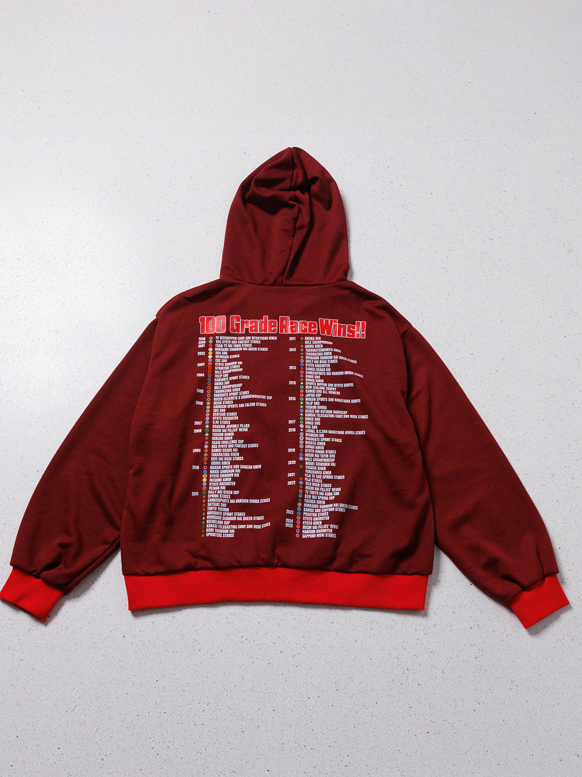 池添謙一騎手重賞100勝メモリアル・ジップアップパーカー