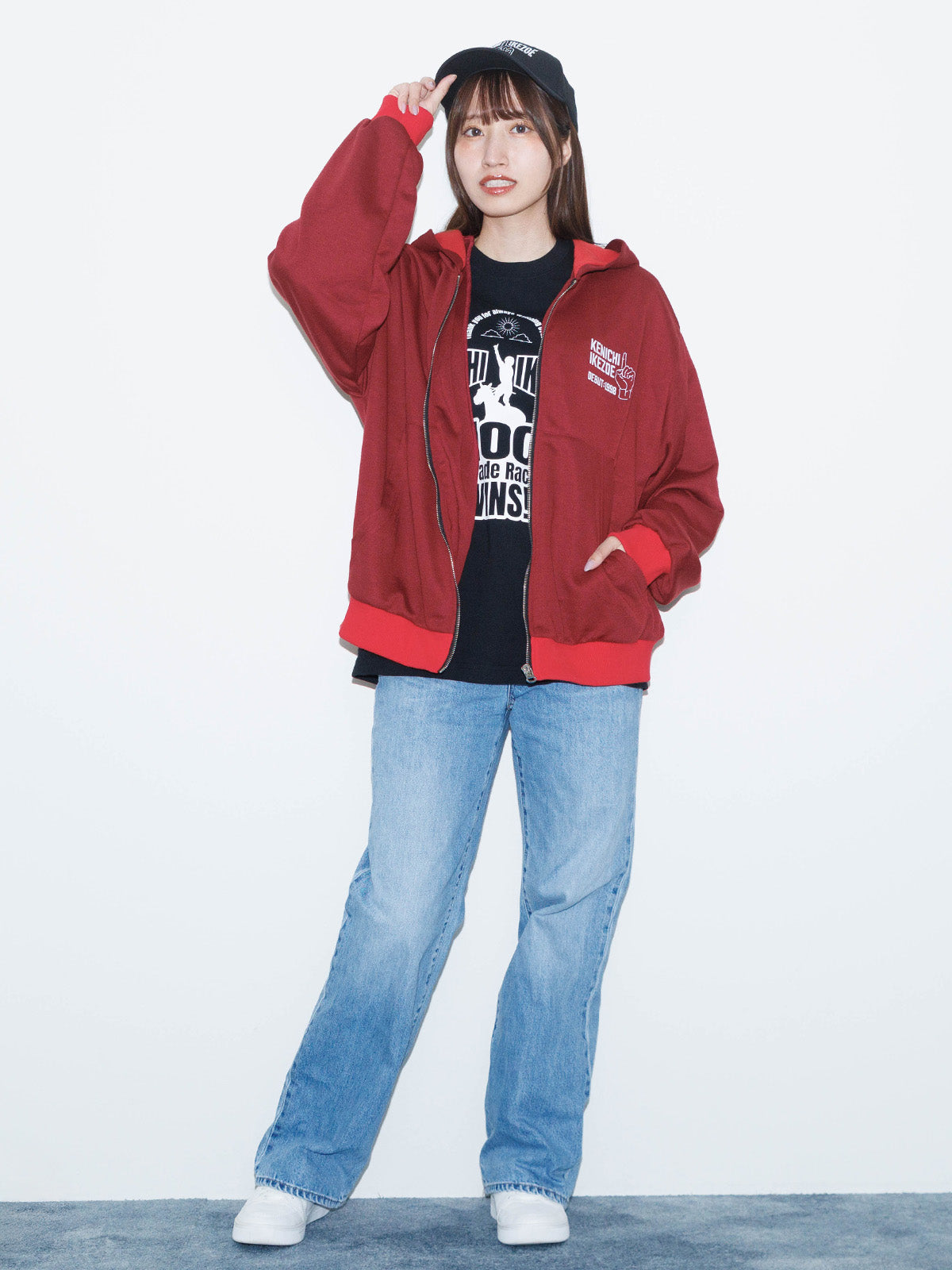 池添謙一騎手重賞100勝メモリアル・ジップアップパーカー