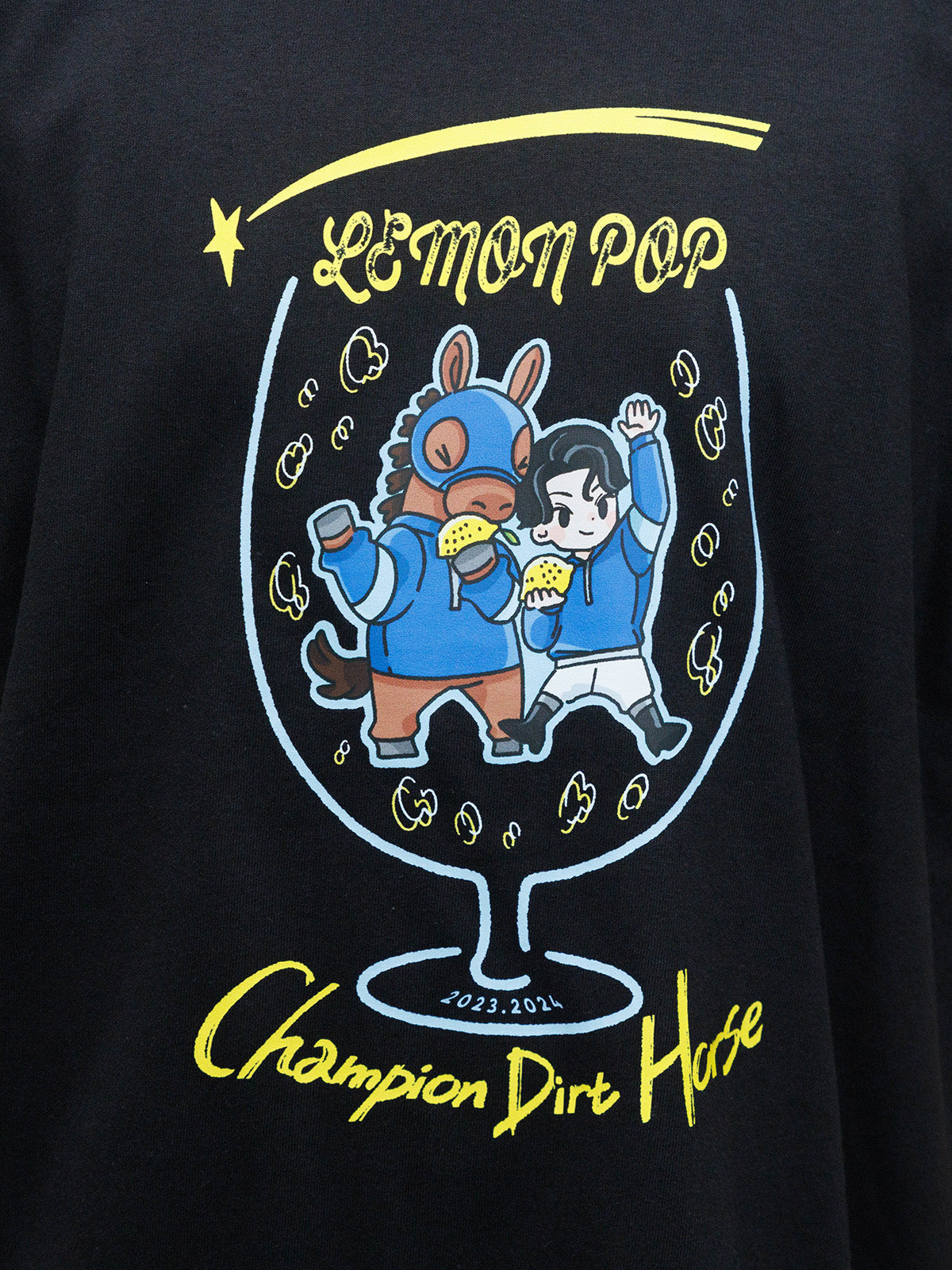 レモンポップ・TシャツB(黒)