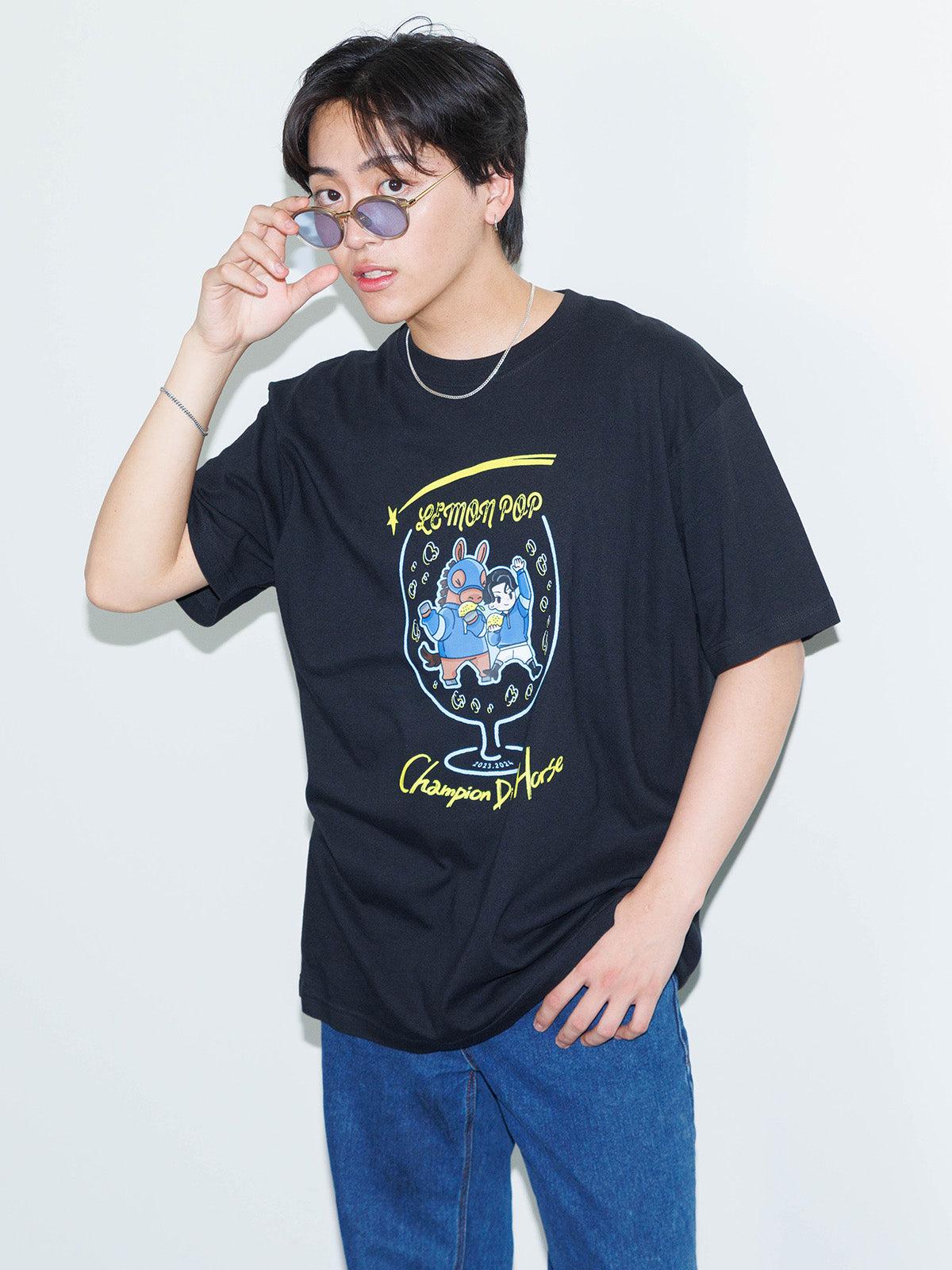 レモンポップ・TシャツB(黒)