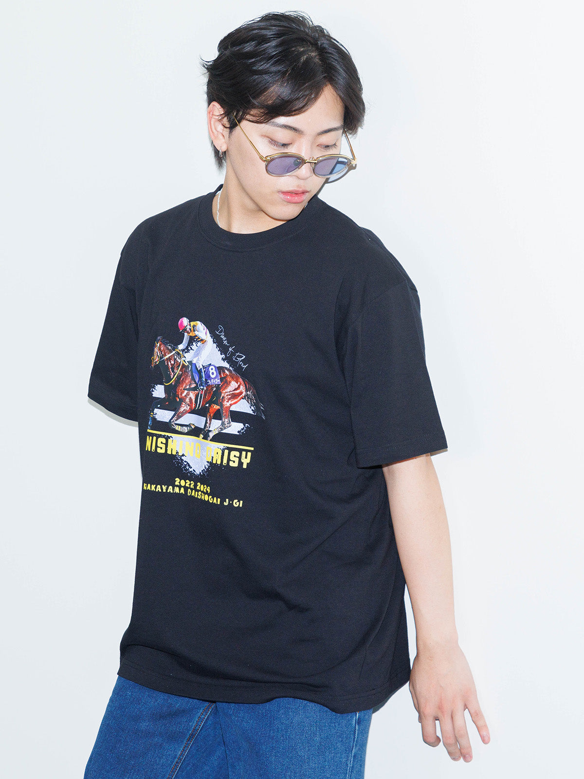 ニシノデイジー・Tシャツ(黒)