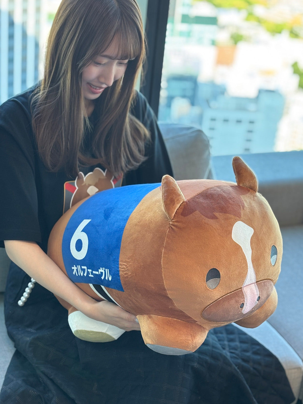 オルフェーヴル・もちもちぬいぐるみクッション