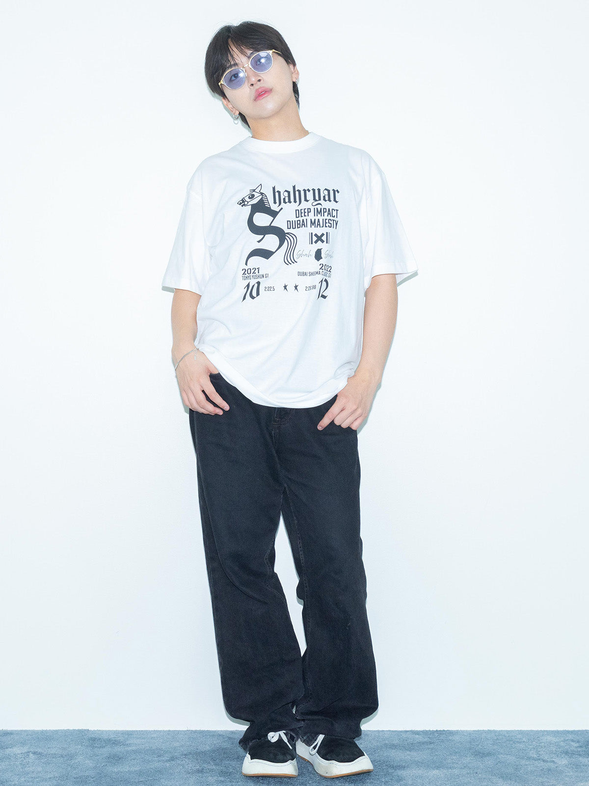 シャフリヤール・Tシャツ(白)