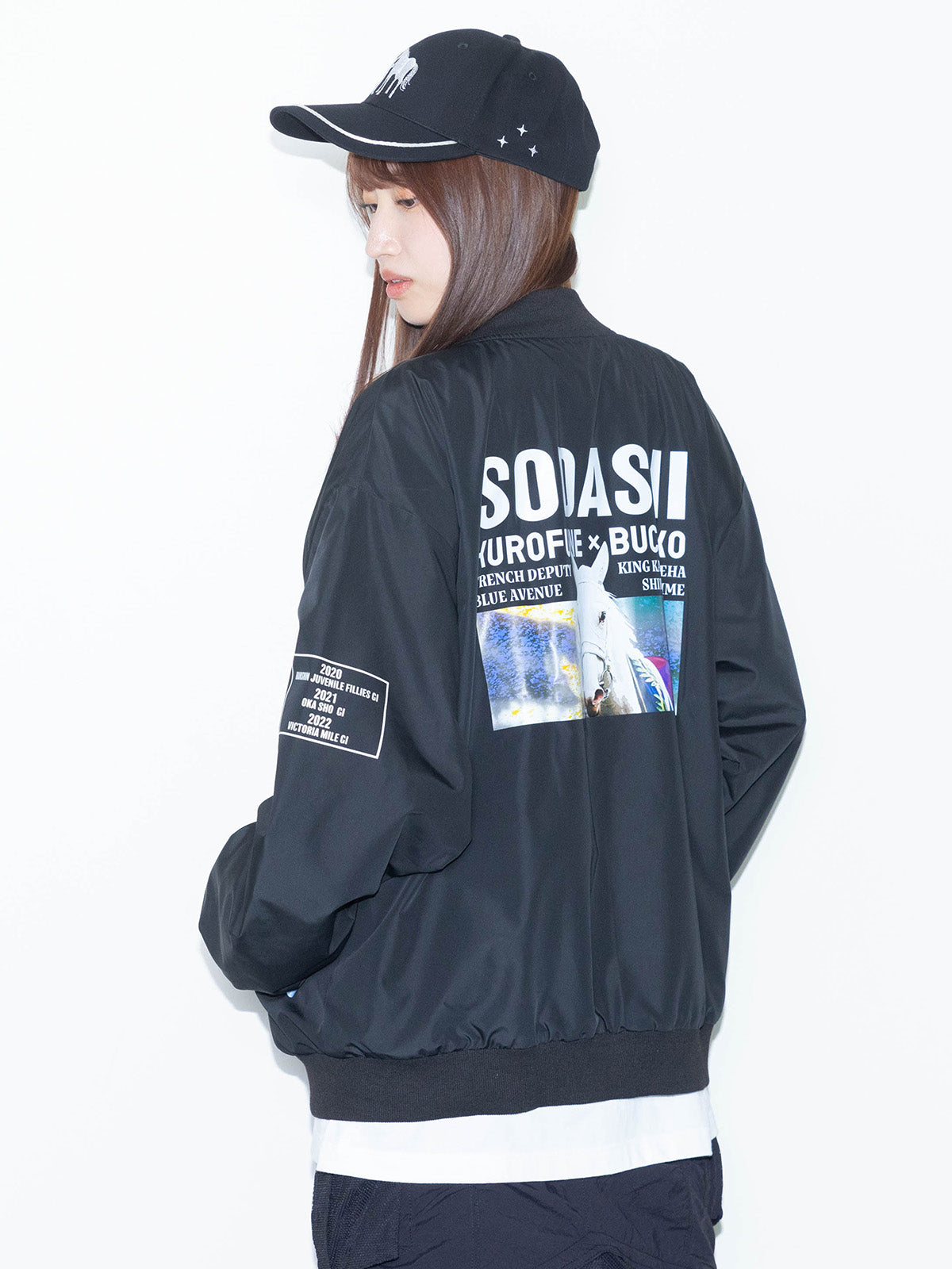ソダシ・勝負服リバーシブルブルゾン(黒)