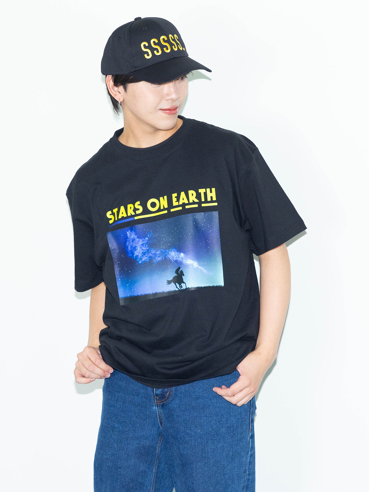 スターズオンアース・Tシャツ(黒)