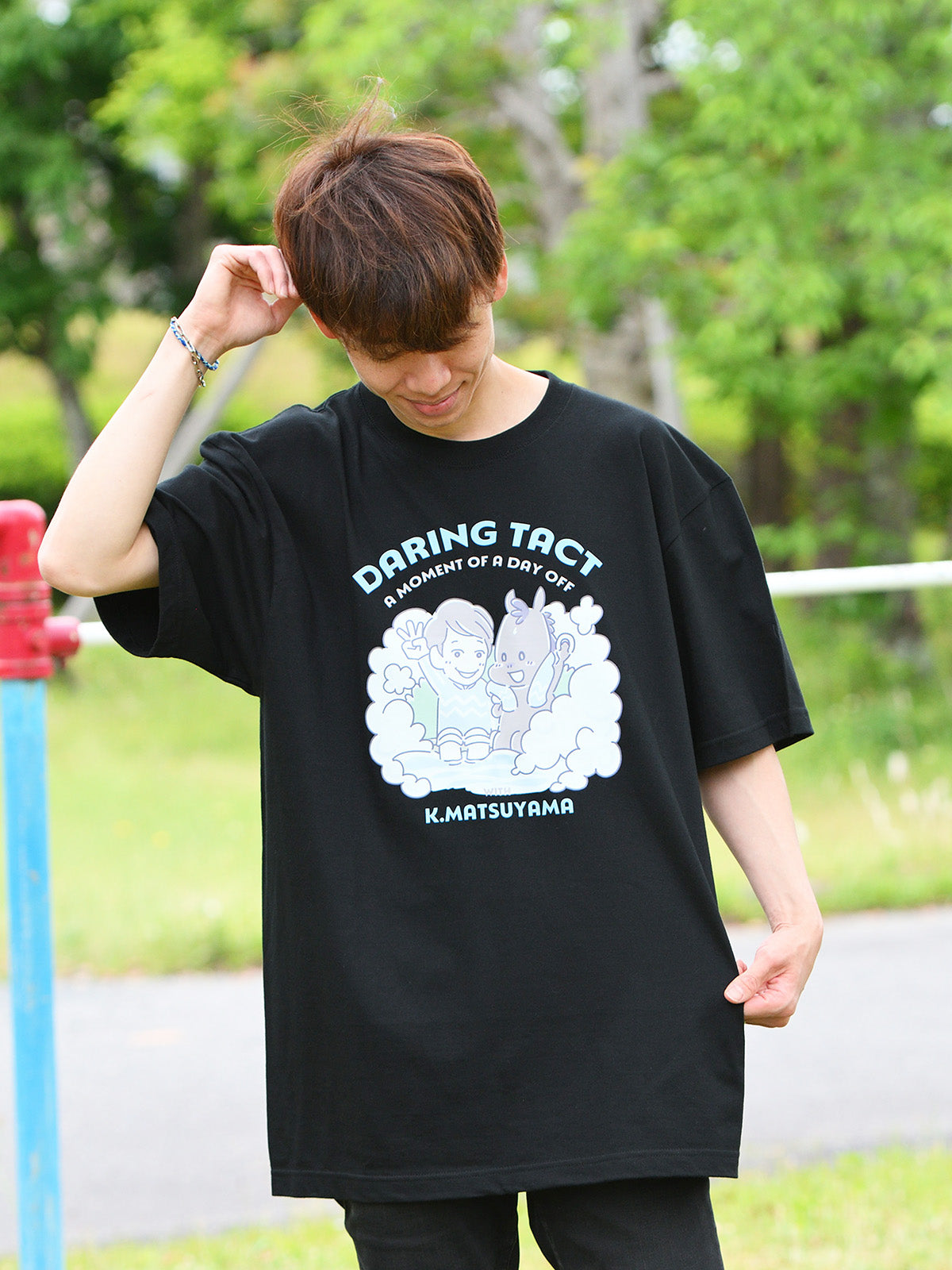 デアリングタクト・Tシャツ(黒)