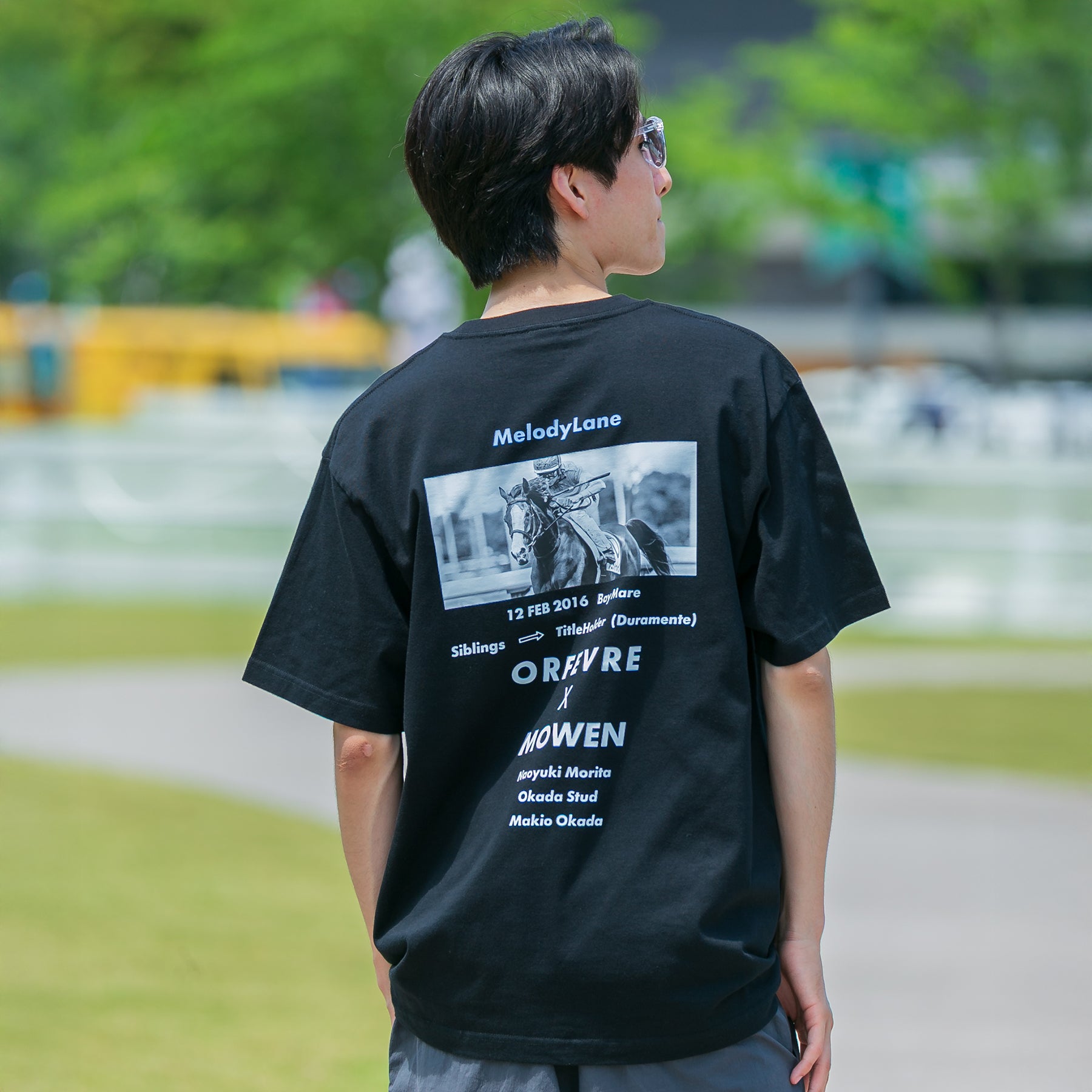 【HORSE GOODS net】メロディーレーン・TシャツC(黒)