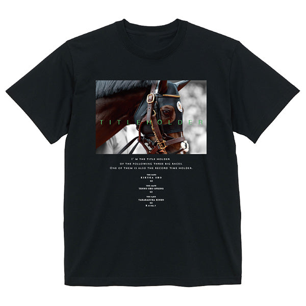 【HORSE GOODS net】タイトルホルダー・Tシャツ(黒)