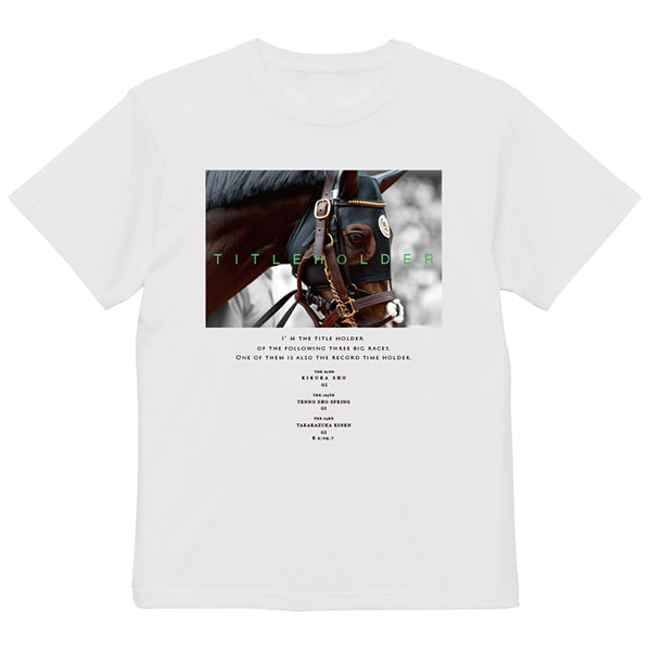 【HORSE GOODS net】タイトルホルダー・Tシャツ(白)
