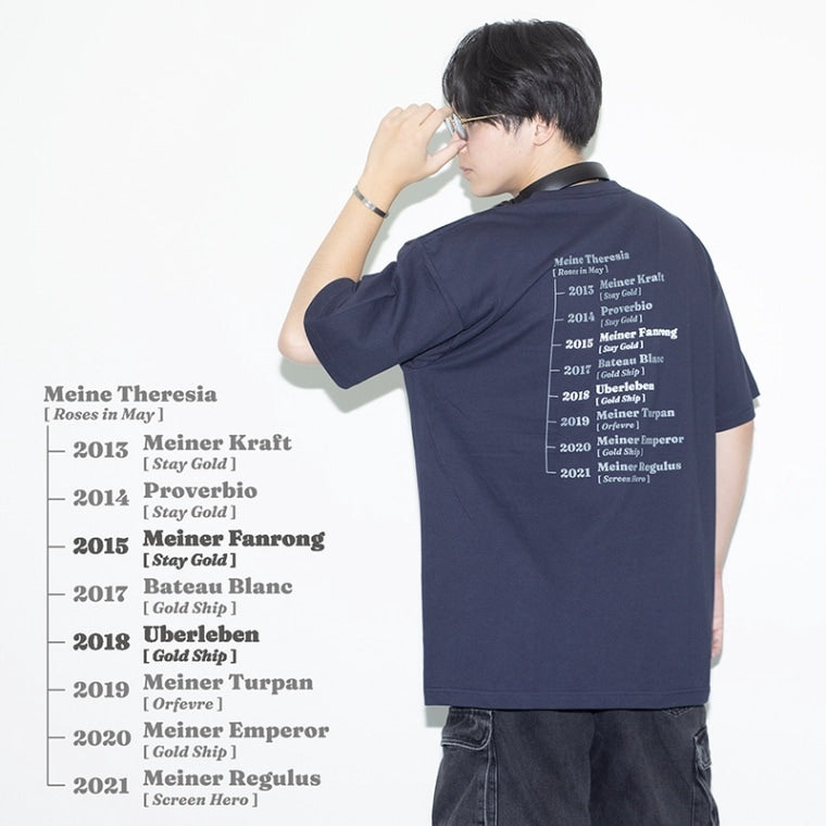マイネルファンロン＆ユーバーレーベンTシャツ(ネイビー)
