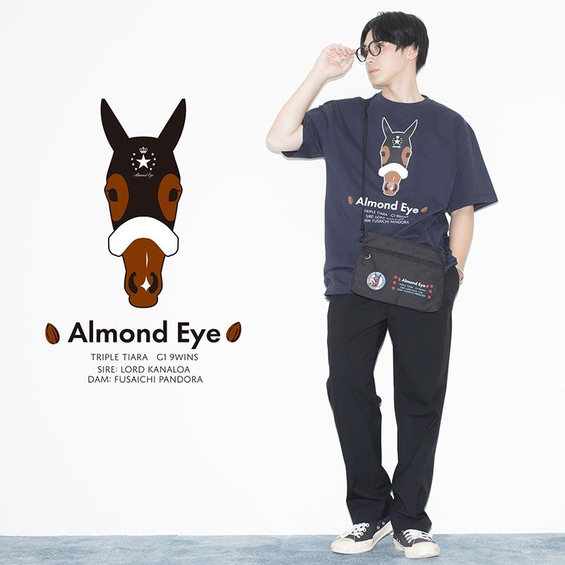 アーモンドアイ･Tシャツ(ネイビー)