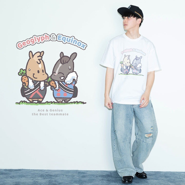イクイノックス&ジオグリフ･Tシャツ(白)