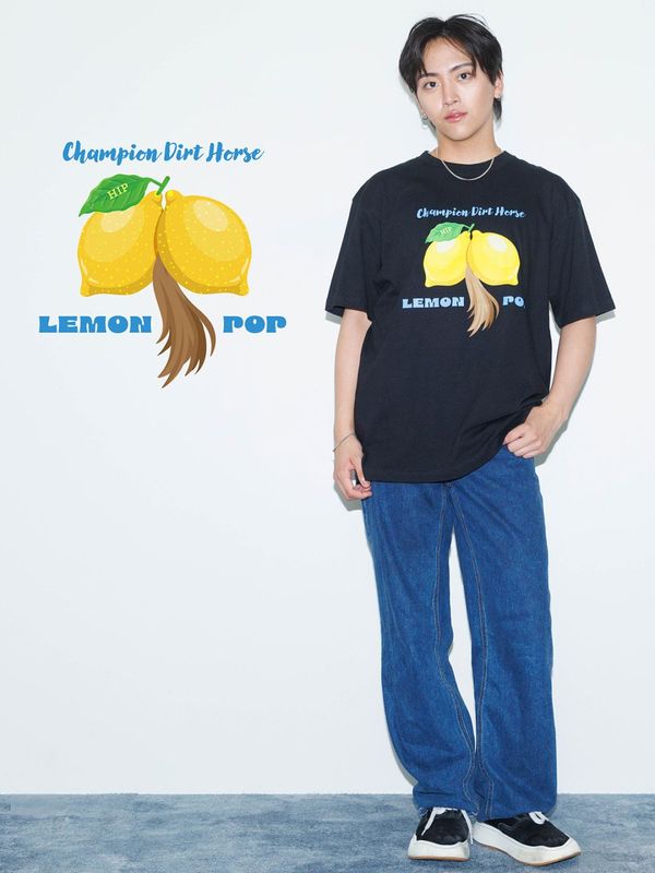 レモンポップ･TシャツA(黒)