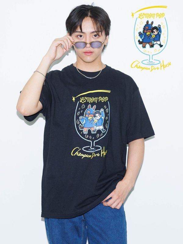 レモンポップ･TシャツB(黒)