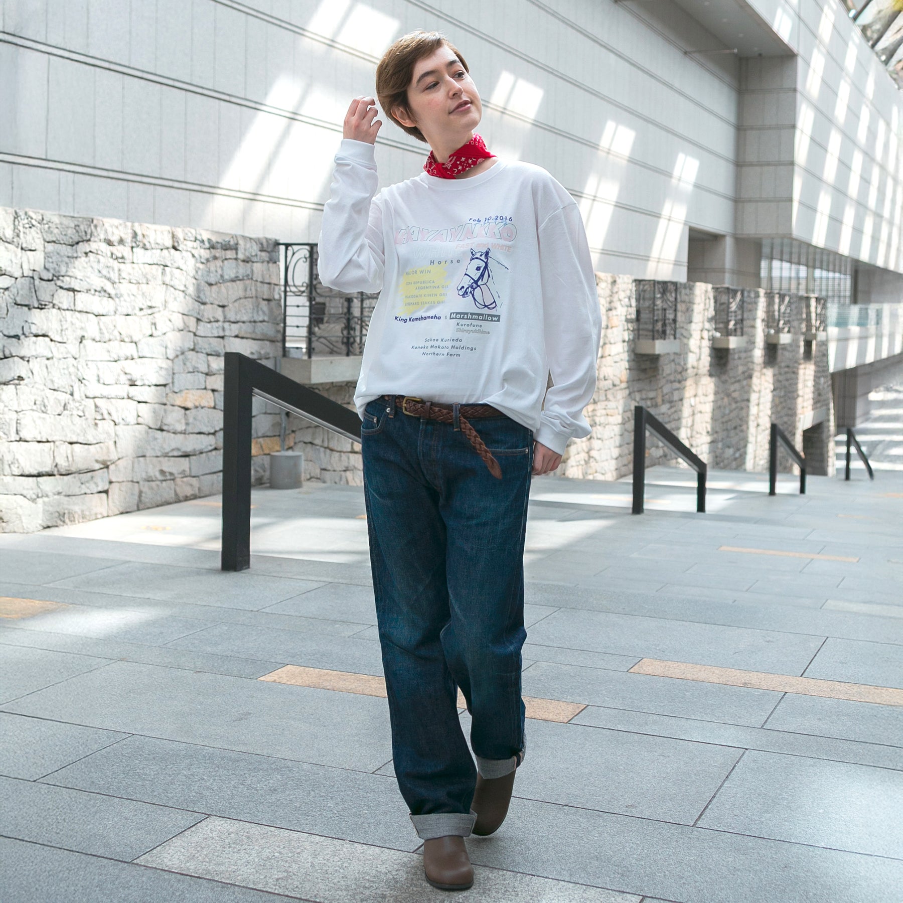 【HORSE GOODS net】ハヤヤッコ･ロングTシャツ