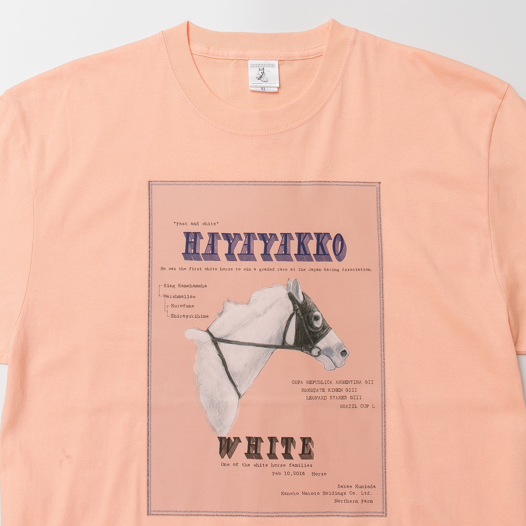 【HORSE GOODS net】ハヤヤッコ･Tシャツ1(ピンク)