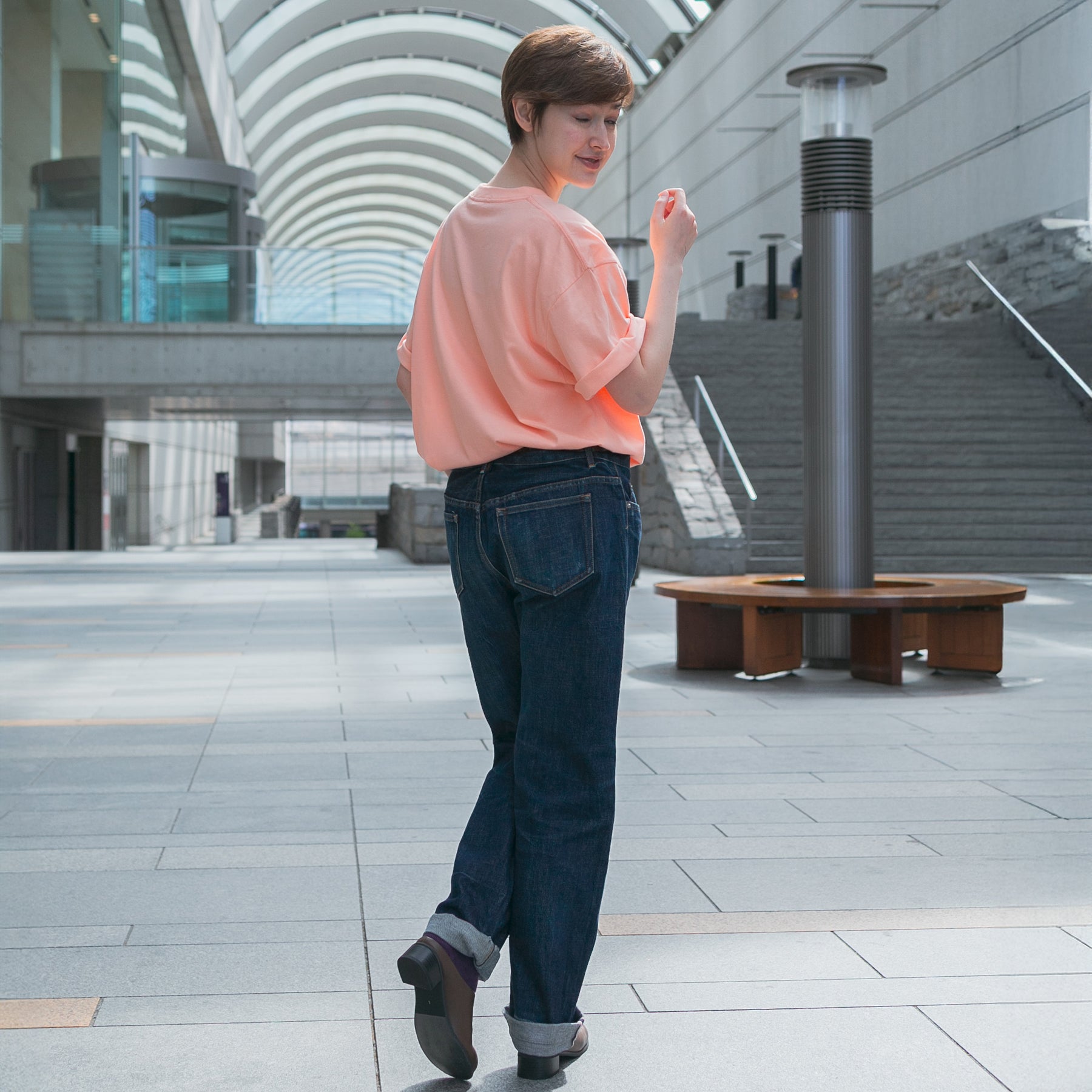 【HORSE GOODS net】ハヤヤッコ･Tシャツ1(ピンク)