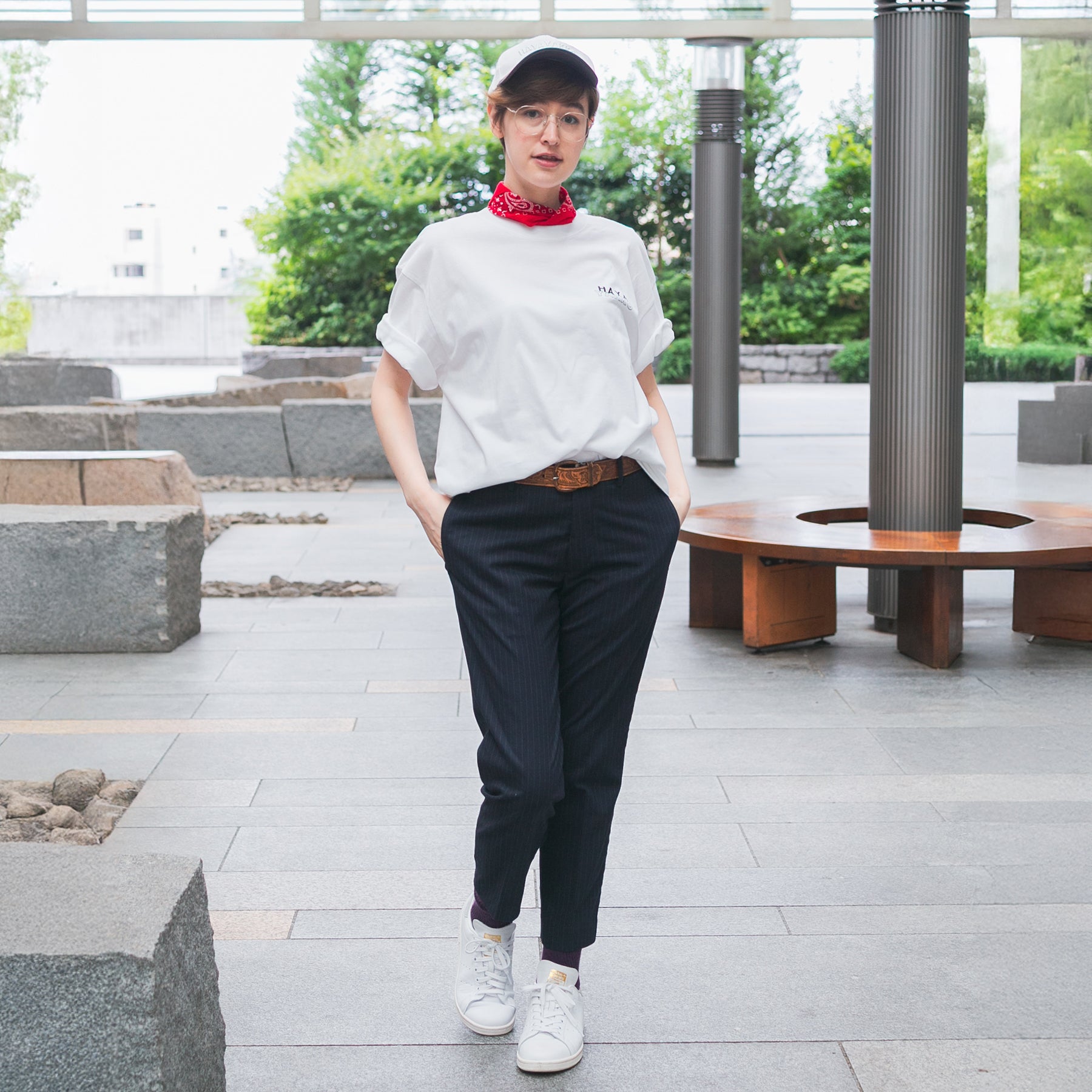 【HORSE GOODS net】ハヤヤッコ･Tシャツ2(白)