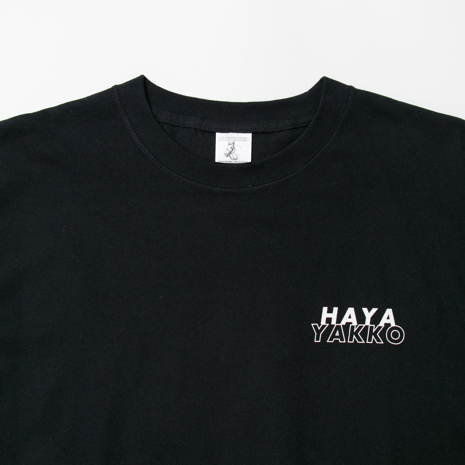 【HORSE GOODS net】ハヤヤッコ･Tシャツ2(黒)