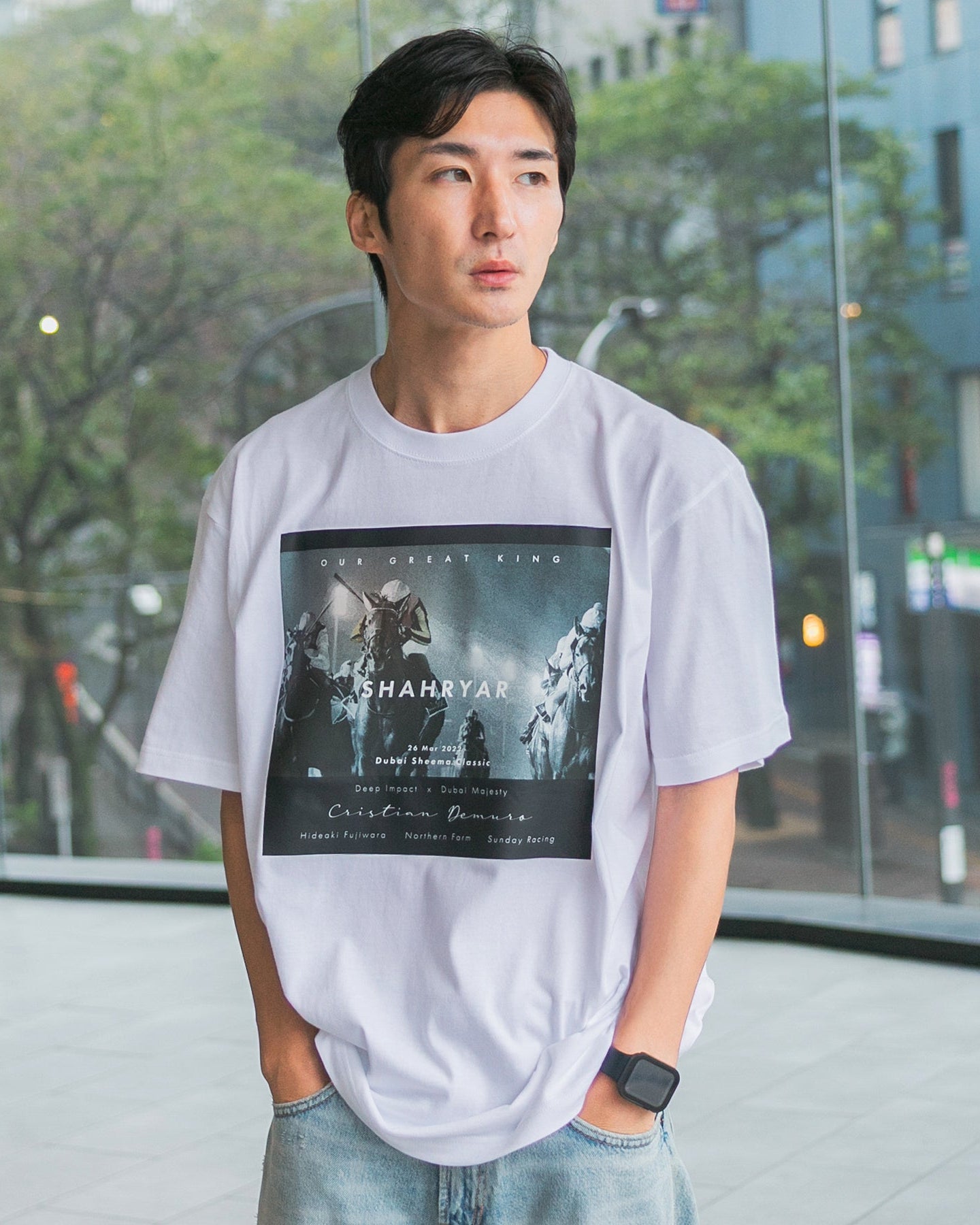 【HORSE GOODS net】シャフリヤール･TシャツA(白)