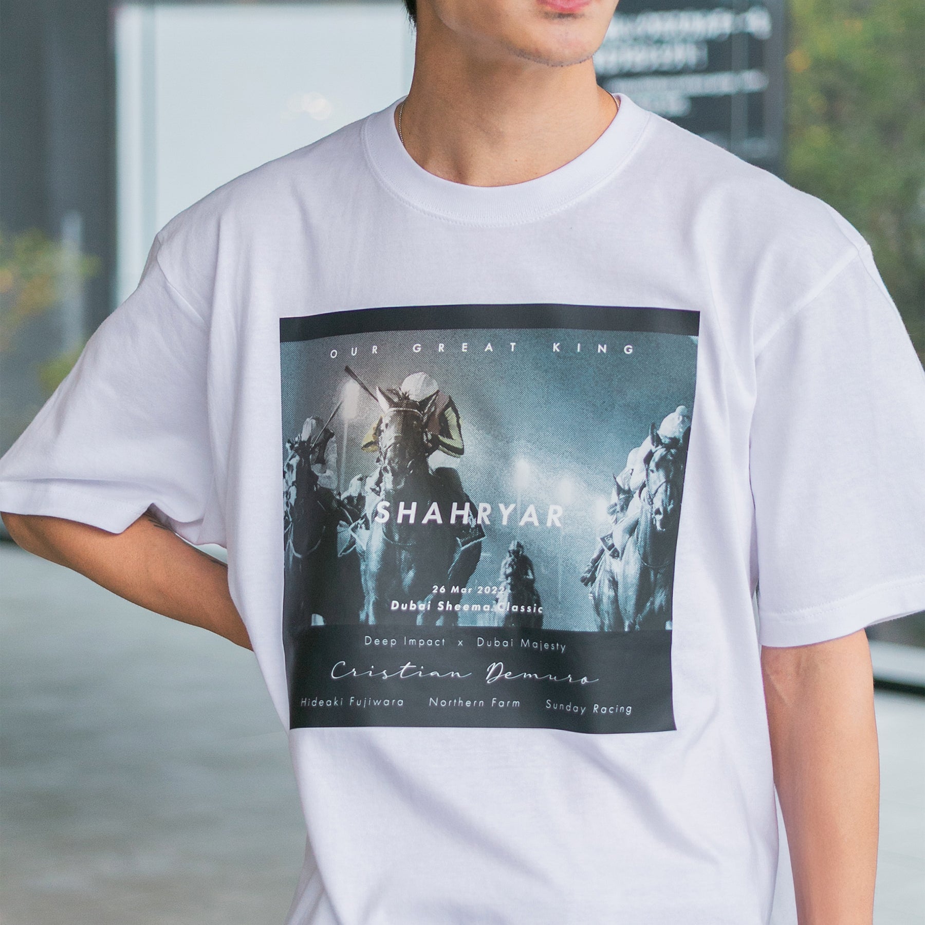 【HORSE GOODS net】シャフリヤール･TシャツA(白)